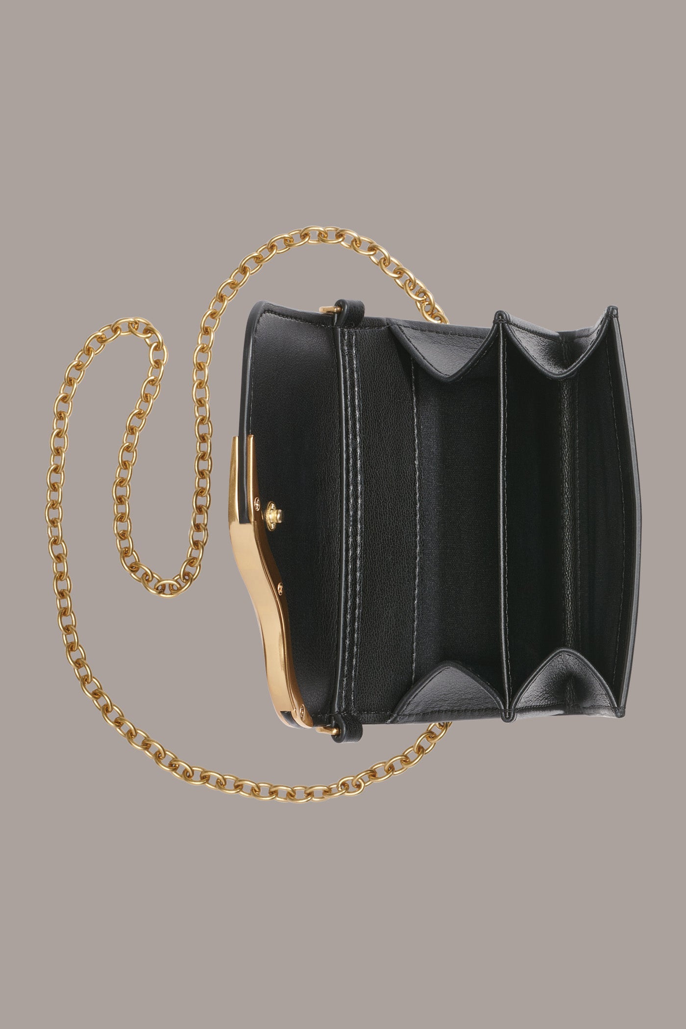 Black MALVERNE PAVE MINI CROSSBODY BAG Donna Karan