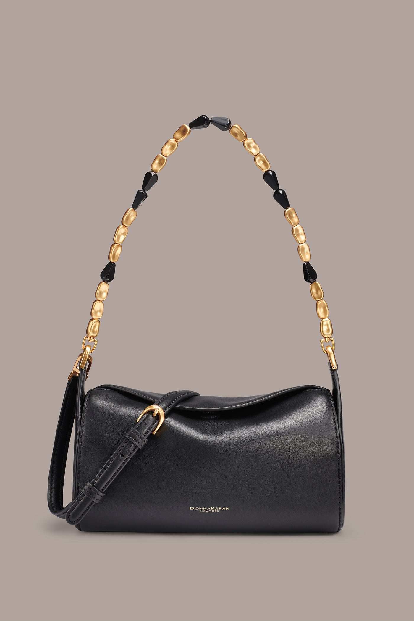 Black CRINOLINE CROSSBODY BAG Donna Karan