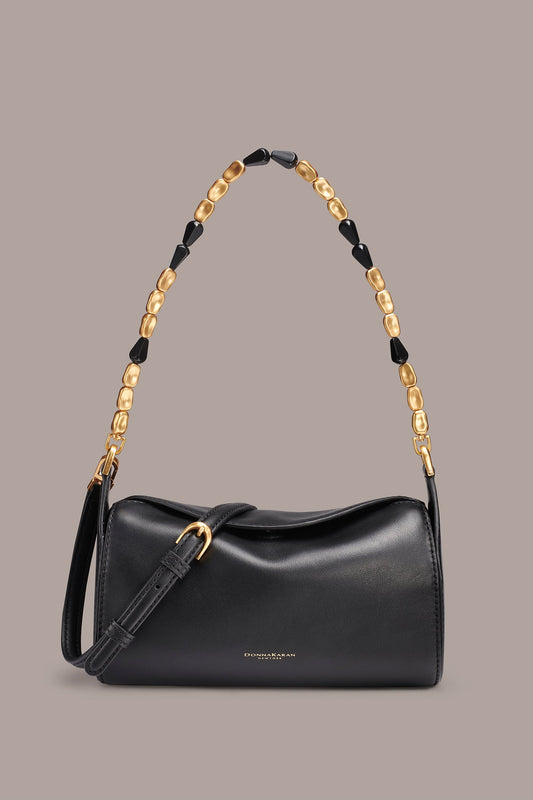 Black CRINOLINE CROSSBODY BAG Donna Karan