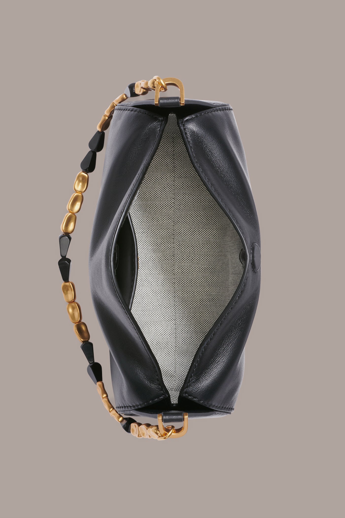Black CRINOLINE CROSSBODY BAG Donna Karan