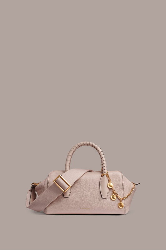 Snow Petal CHANTILLY LEATHER MINI SATCHEL BAG Donna Karan