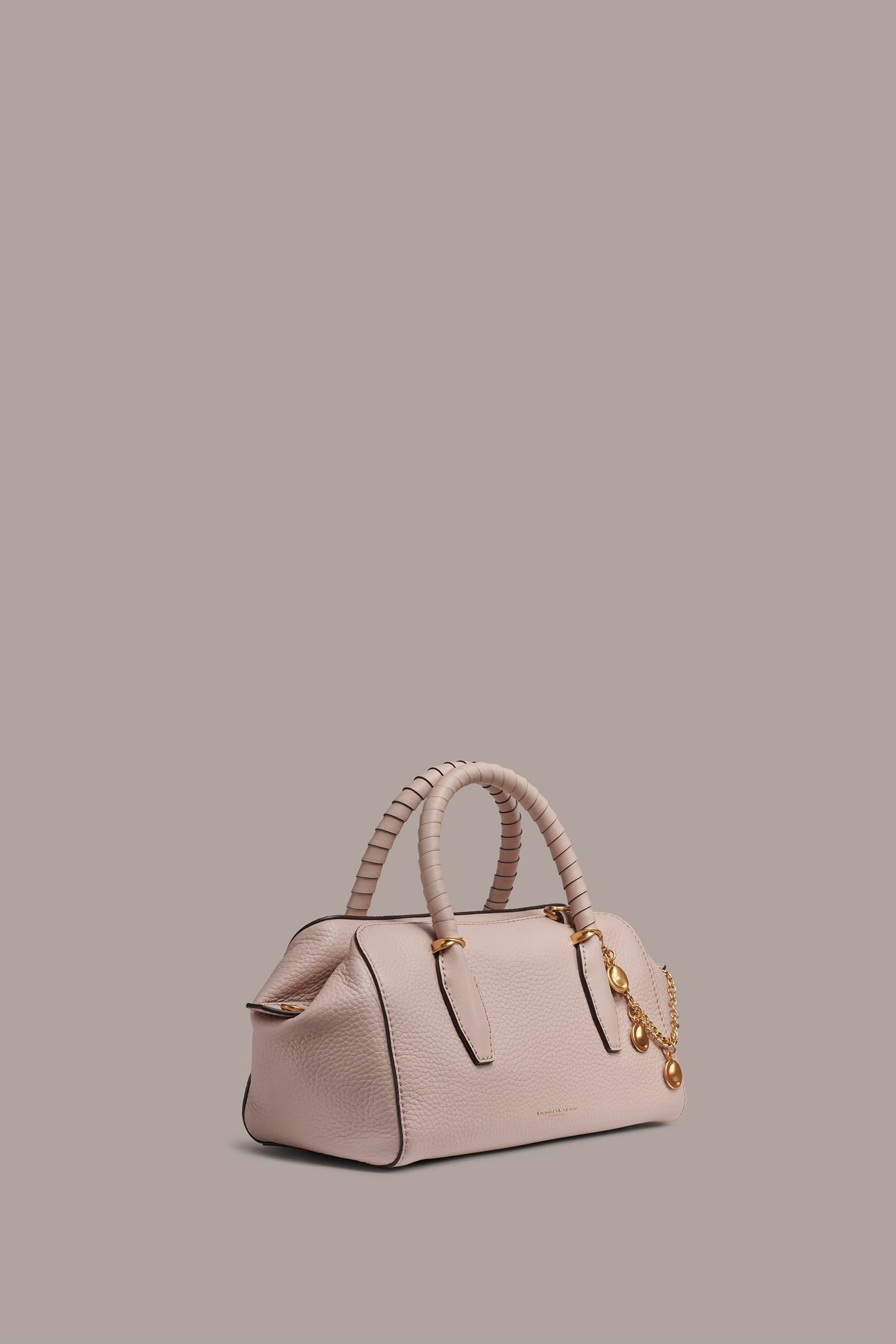 Snow Petal CHANTILLY LEATHER MINI SATCHEL BAG Donna Karan