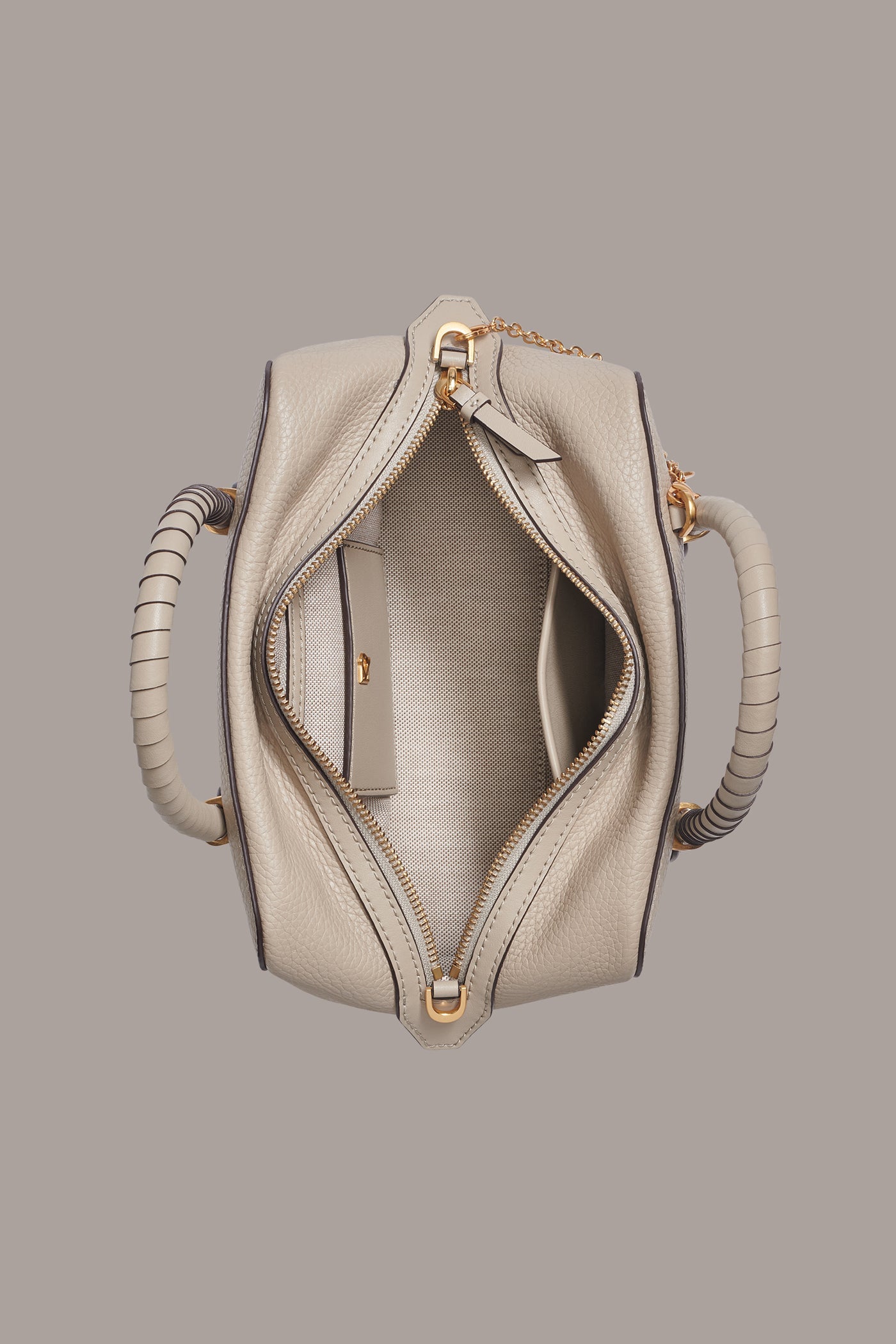 Moth CHANTILLY LEATHER MINI SATCHEL BAG Donna Karan