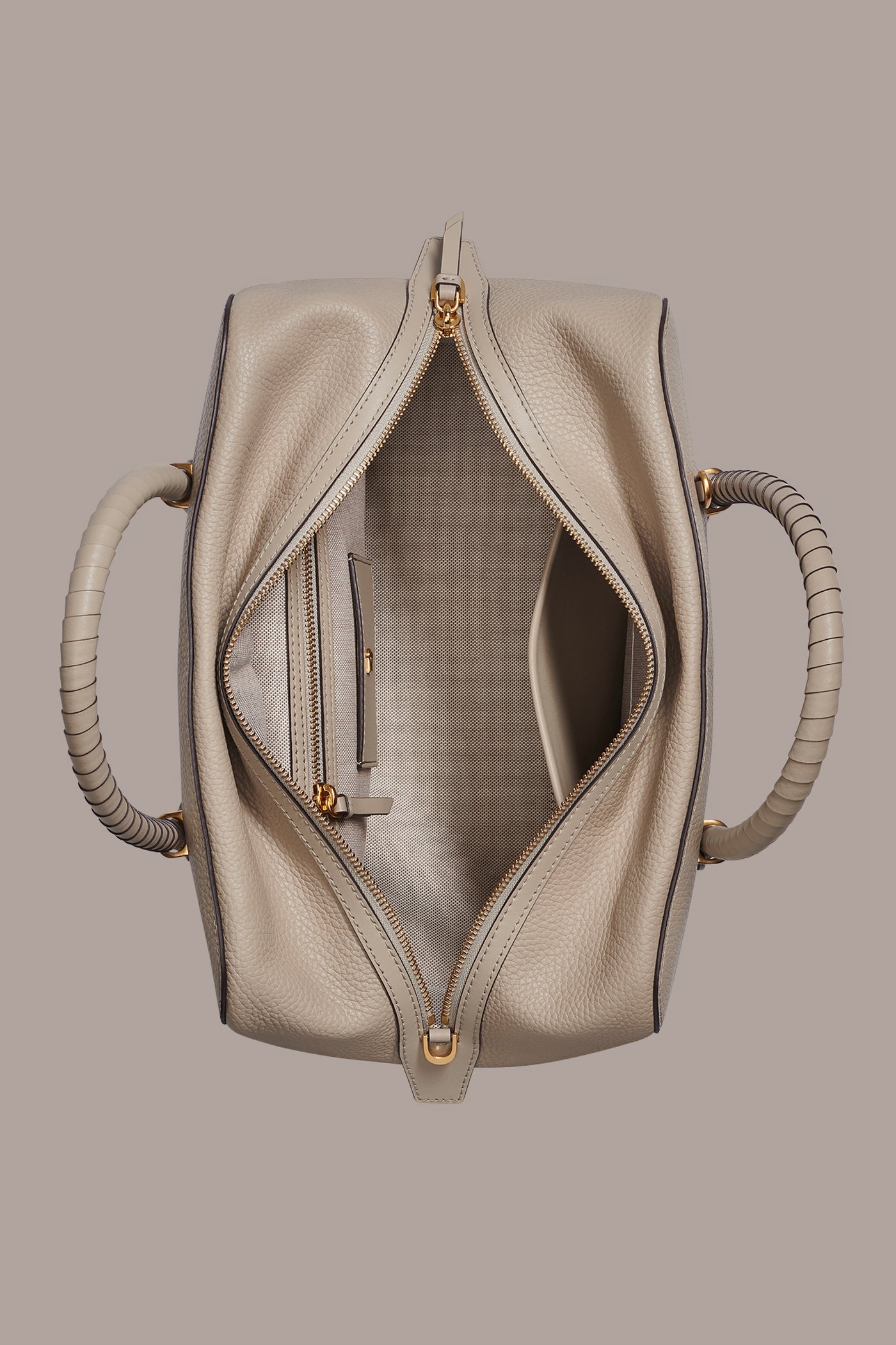 Moth CHANTILLY LEATHER SATCHEL BAG Donna Karan