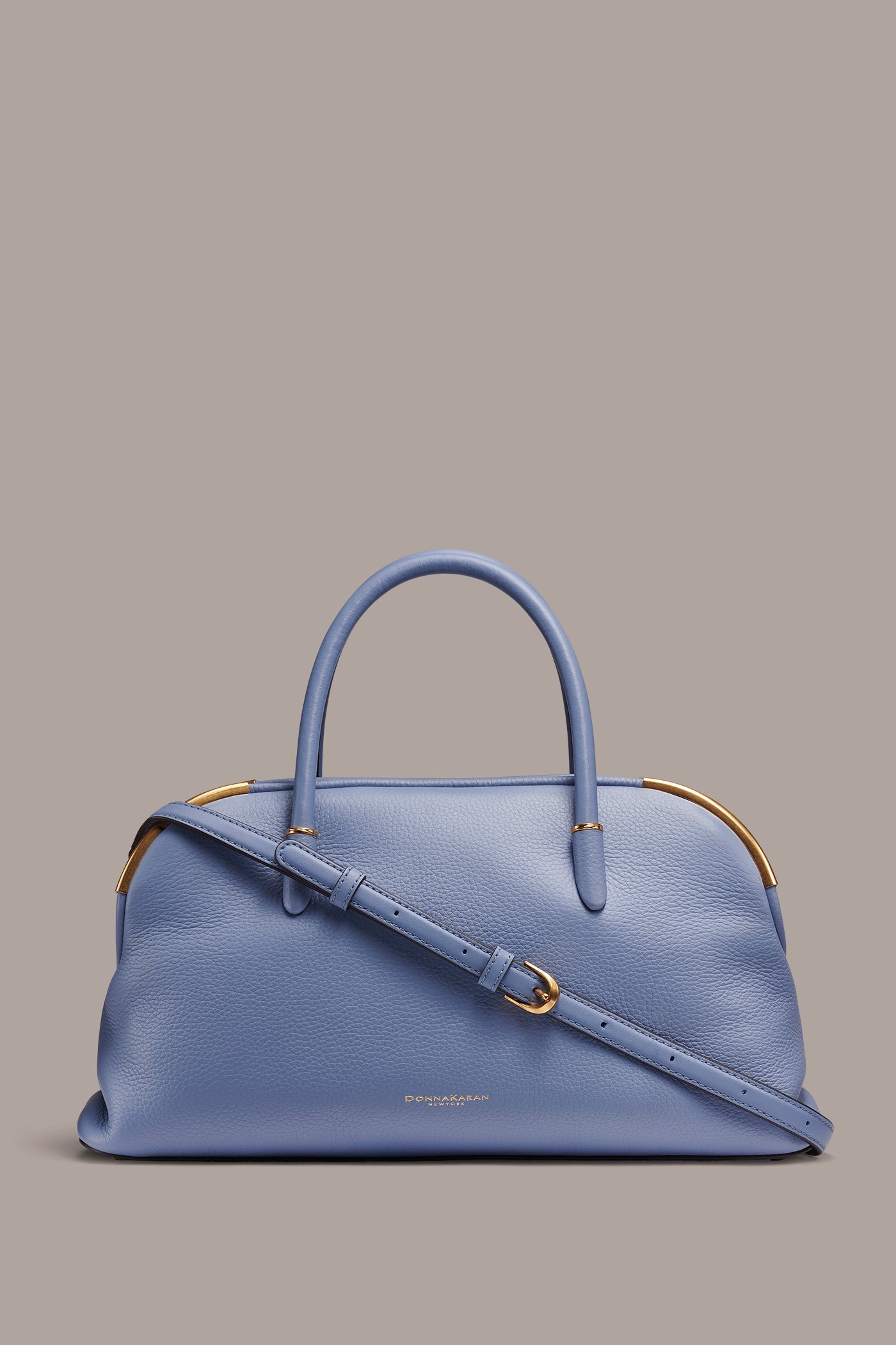 Tempest SATIN LEATHER SATCHEL Donna Karan
