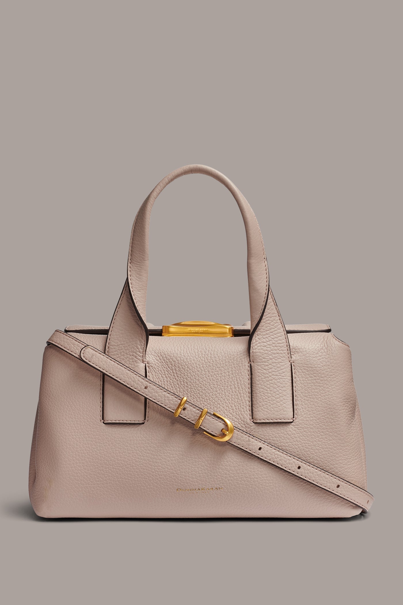 SNOW PETAL AMAGANSETT LEATHER SATCHEL BAG Donna Karan