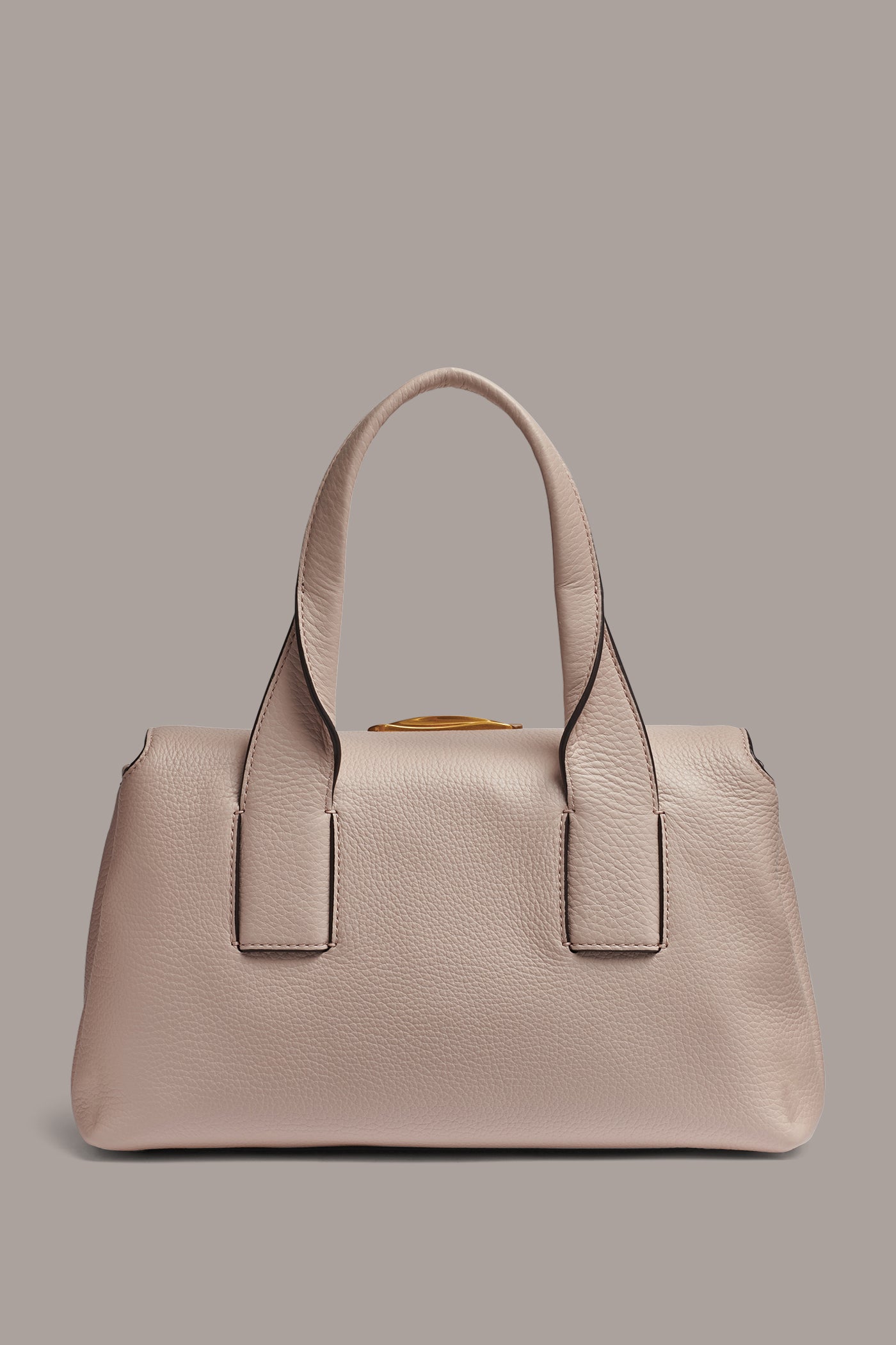 SNOW PETAL AMAGANSETT LEATHER SATCHEL BAG Donna Karan