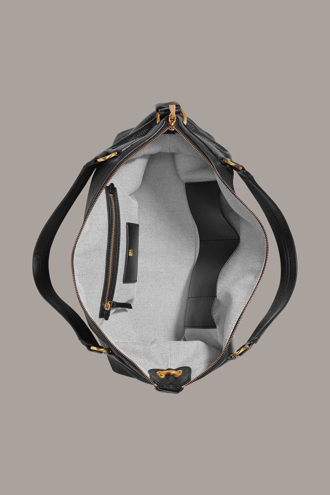 Black GLENWOOD SATCHEL BAG Donna Karan