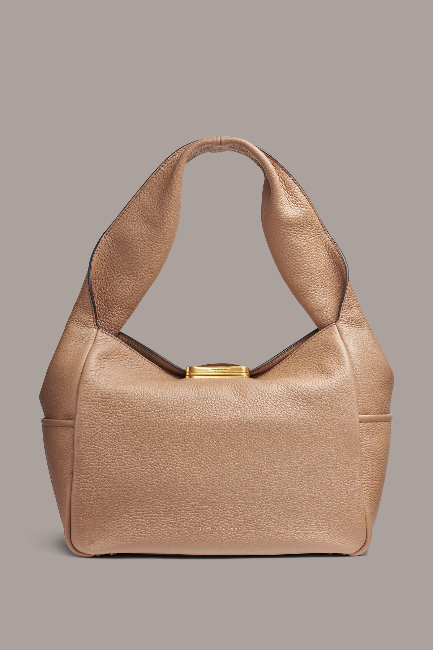 TOASTED ALMOND AMAGANSETT SHOULDER BAG Donna Karan