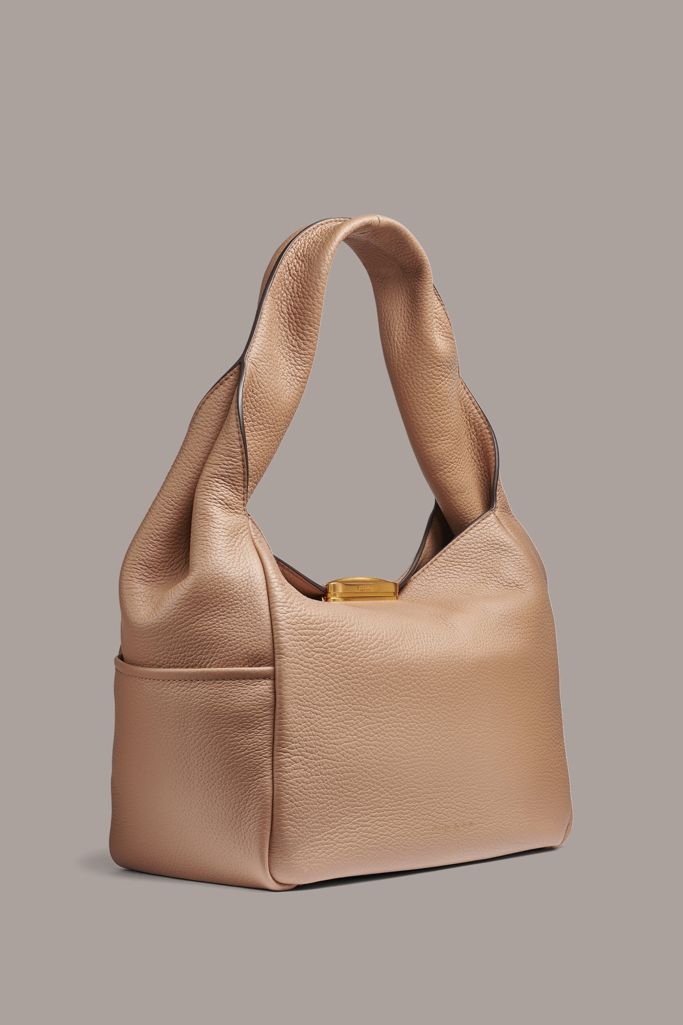 TOASTED ALMOND AMAGANSETT SHOULDER BAG Donna Karan