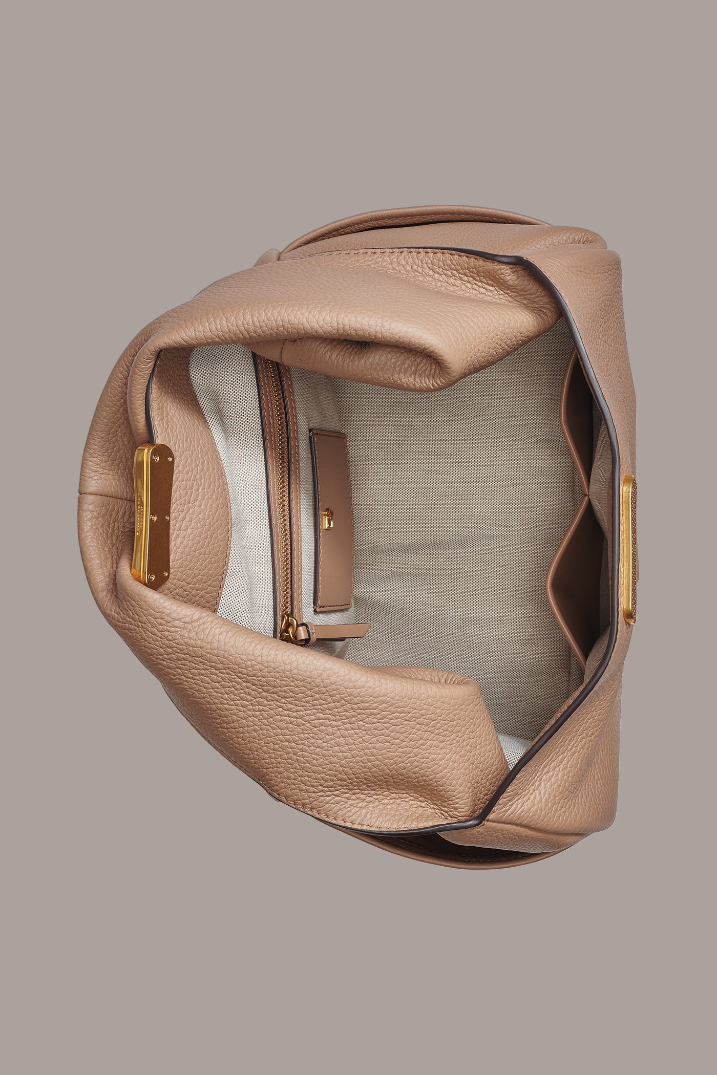 TOASTED ALMOND AMAGANSETT SHOULDER BAG Donna Karan