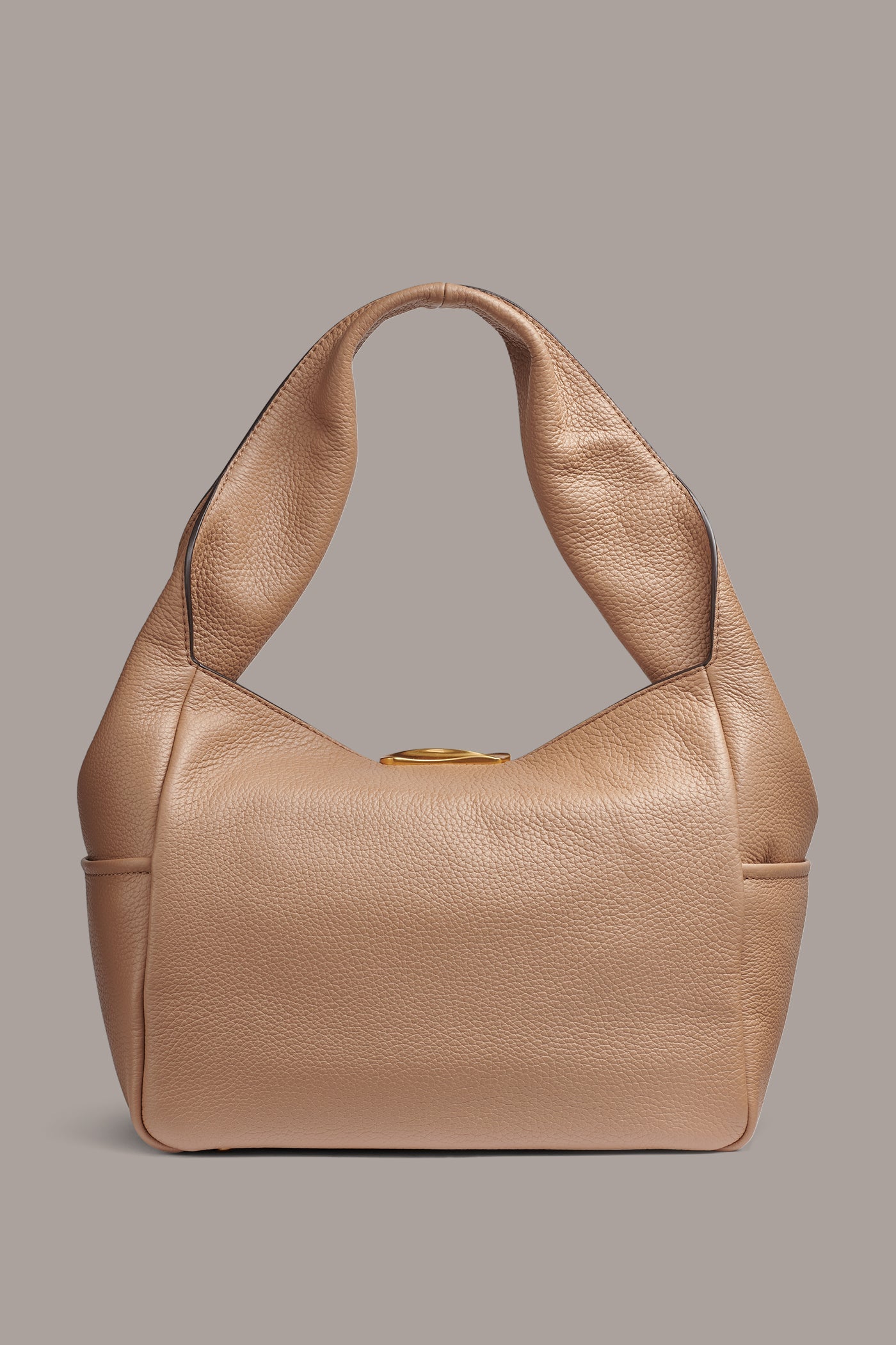 TOASTED ALMOND AMAGANSETT SHOULDER BAG Donna Karan