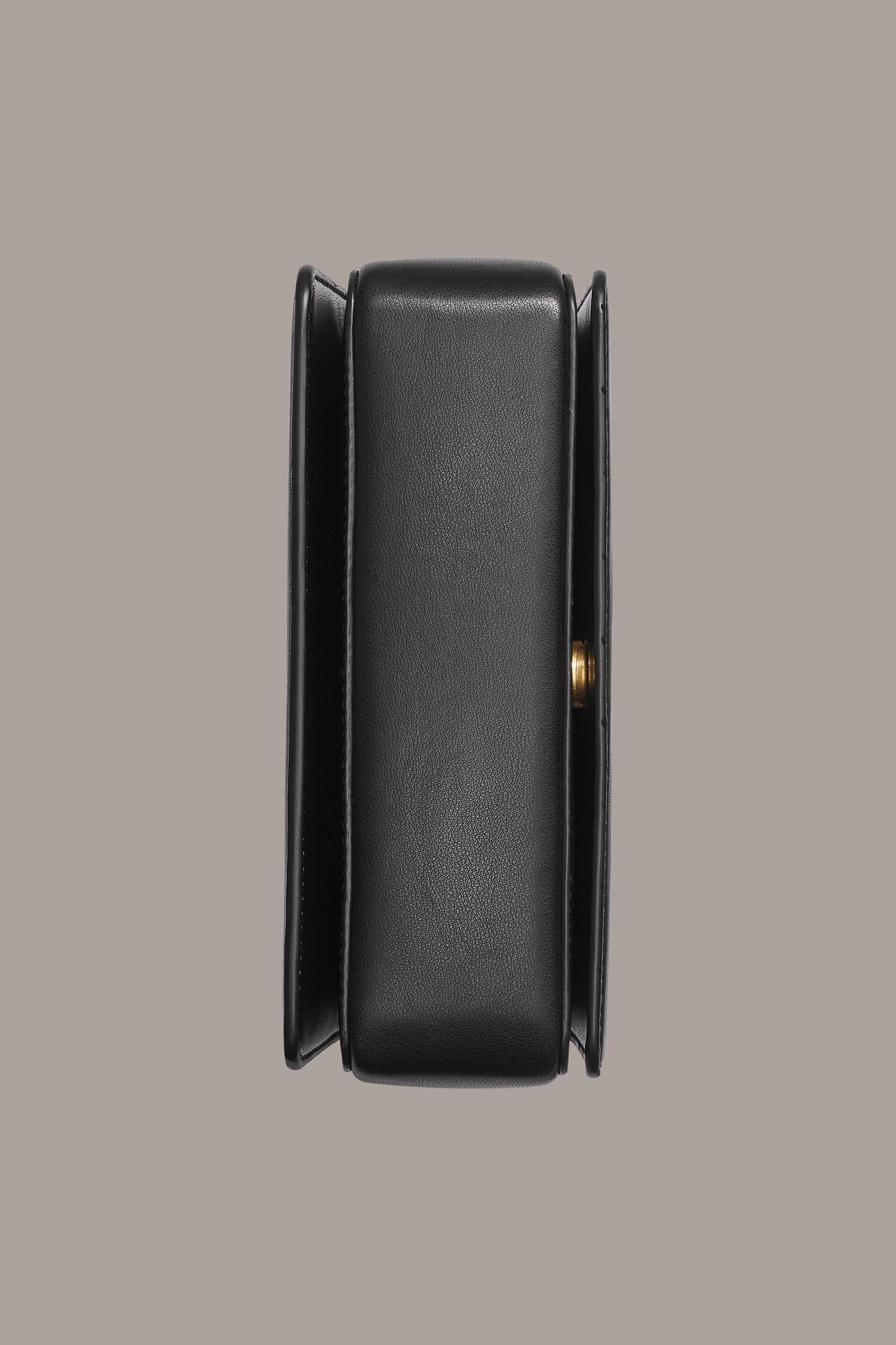 Black JERICHO LEATHER SHOULDER BAG Donna Karan
