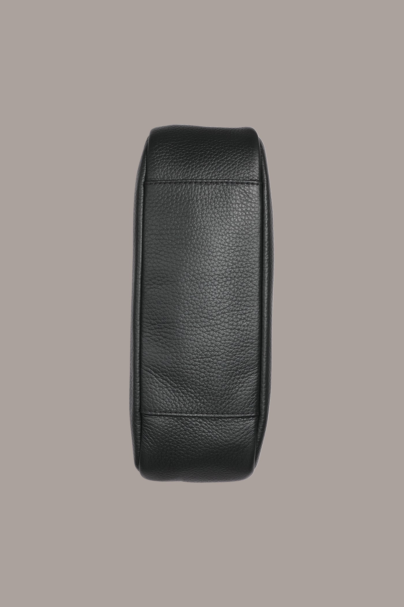 Black QUOGUE LEATHER SHOULDER BAG Donna Karan