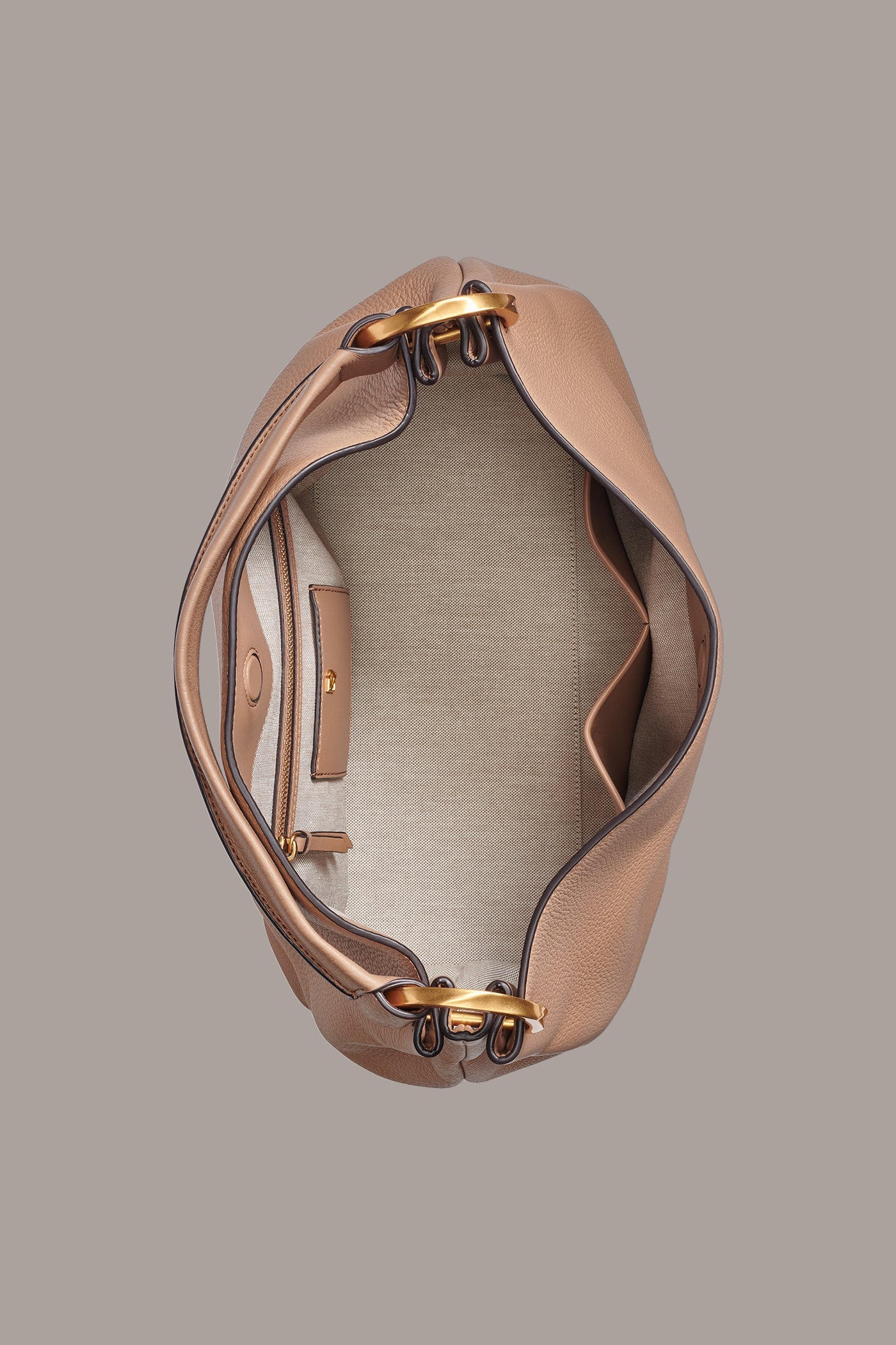 TOASTED ALMOND GLENWOOD SHOULDER BAG Donna Karan