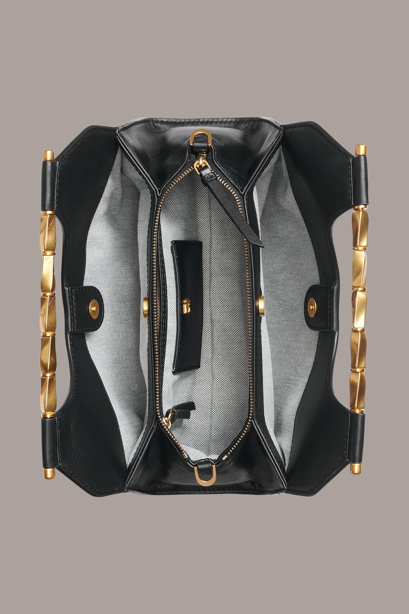 Black COMMACK CLUTCH Donna Karan