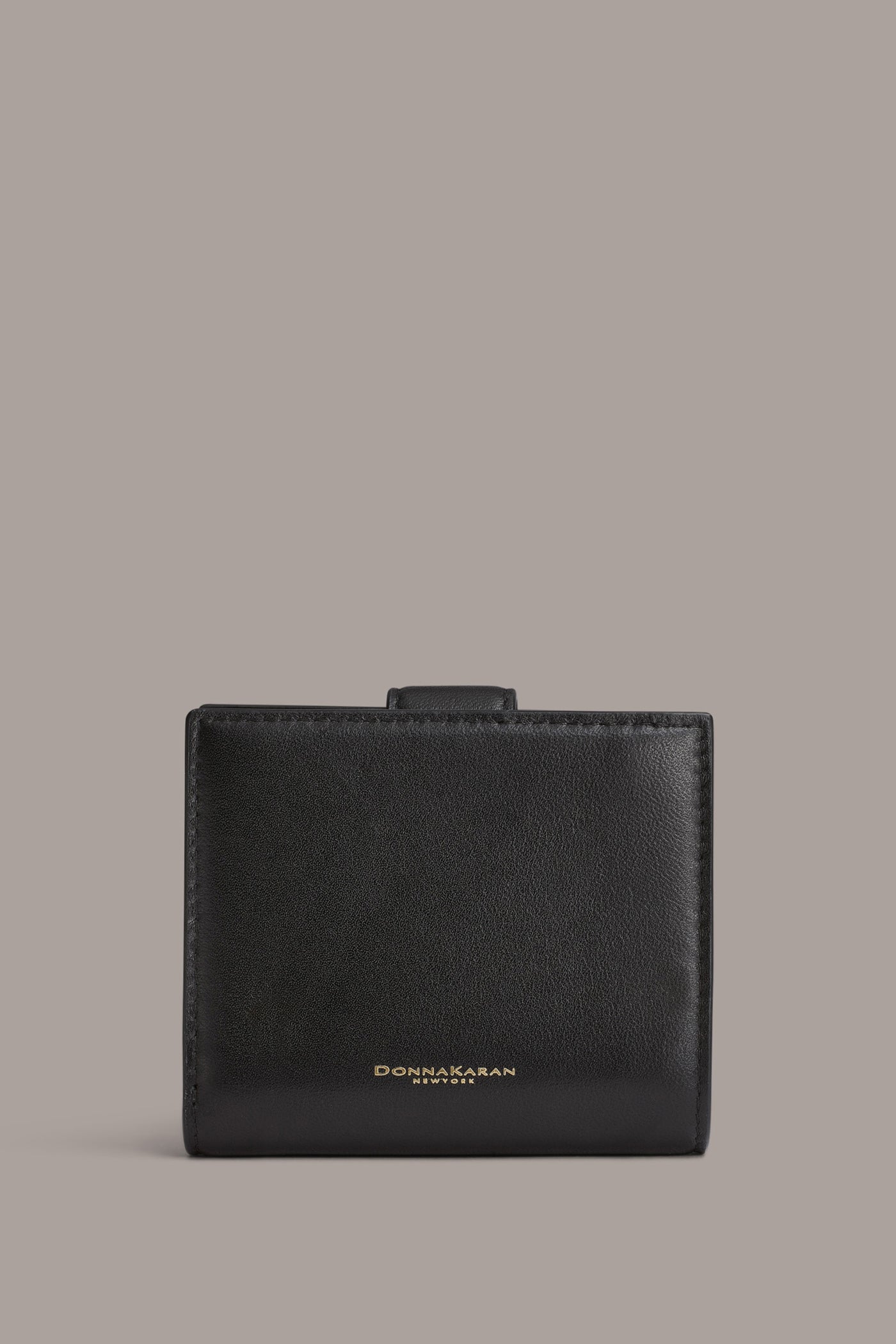 Black VALLEY STREAM SMALL WALLET Donna Karan