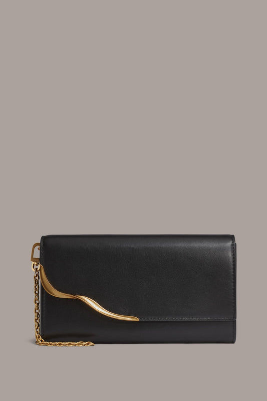 Black MALVERNE WRISTLET Donna Karan
