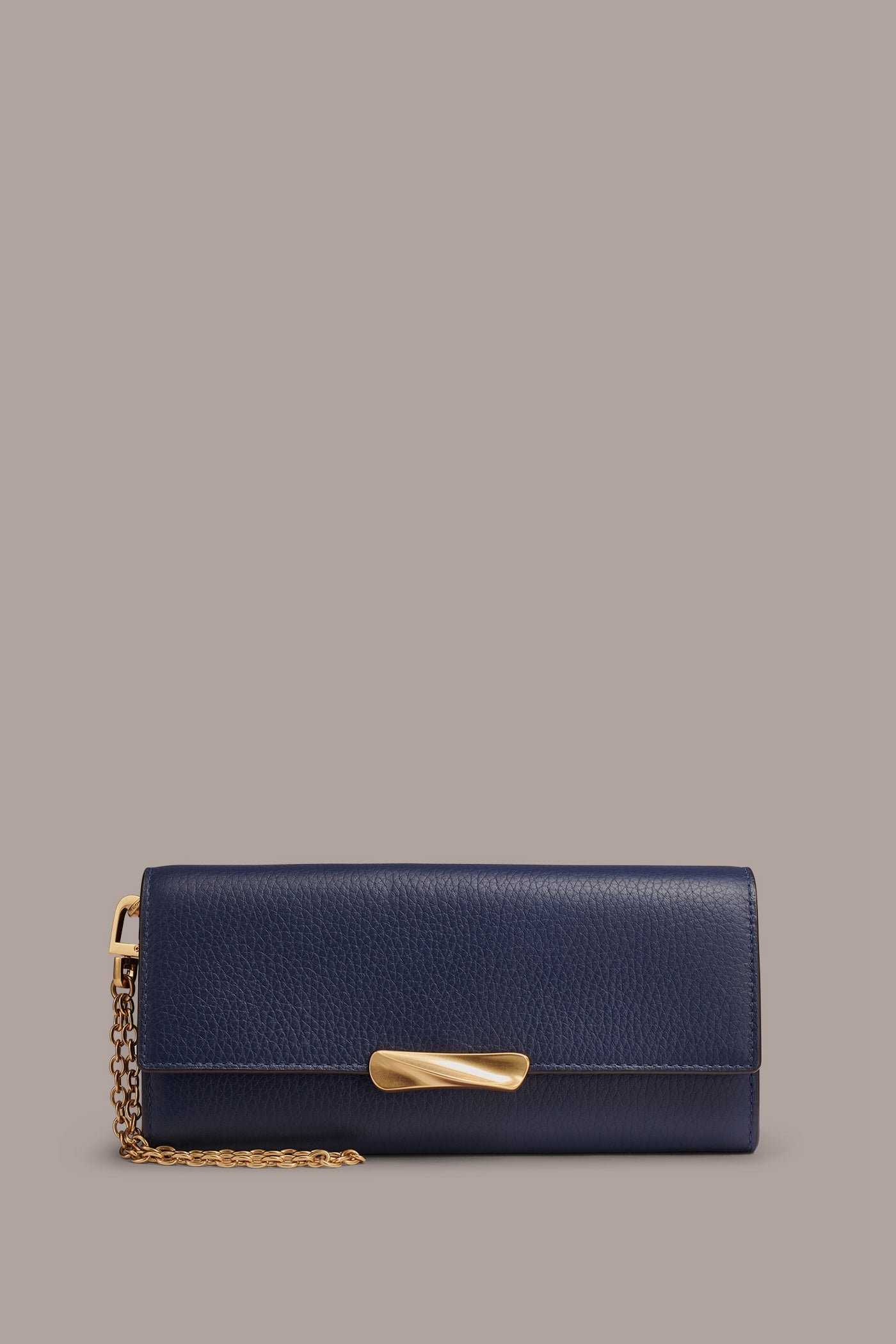 DARK NIGHT AMAGANSETT FLAP WALLET Donna Karan
