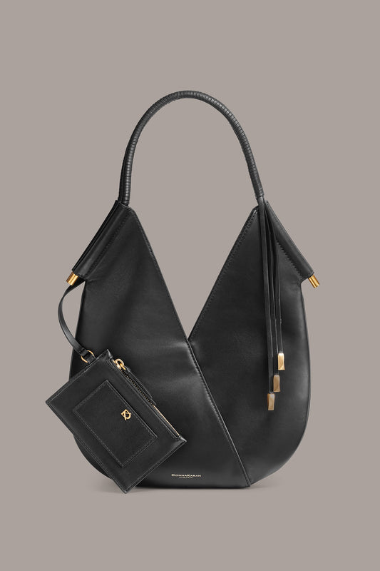 Black BALDWIN MINI SHOULDER BAG Donna Karan