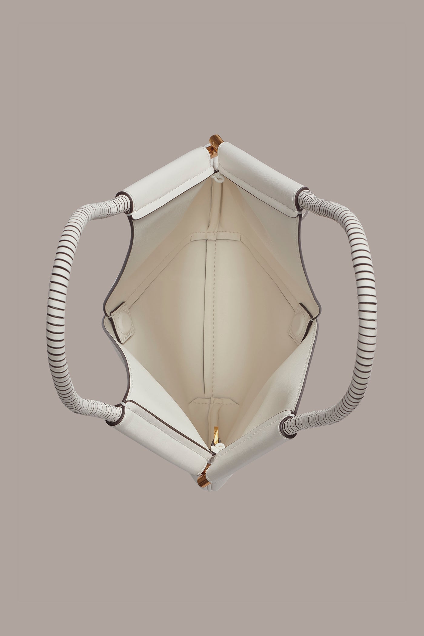 Brilliant White BALDWIN MINI SHOULDER BAG Donna Karan