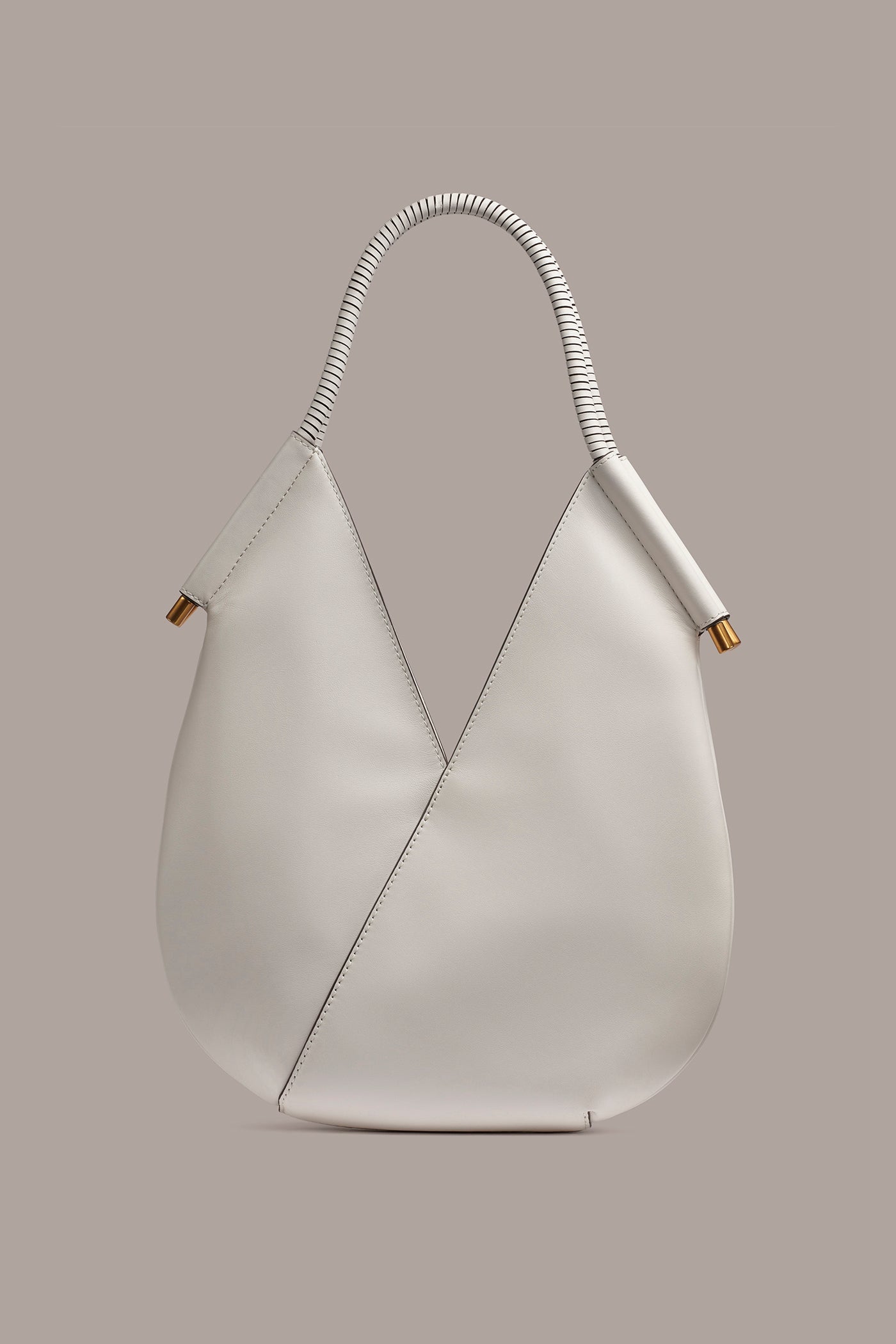 Brilliant White BALDWIN MINI SHOULDER BAG Donna Karan