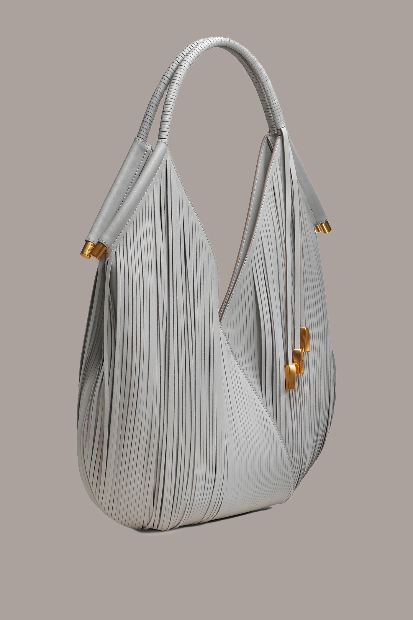 ZINC BALDWIN LARGE LASER-CUT SHOULDER BAG Donna Karan