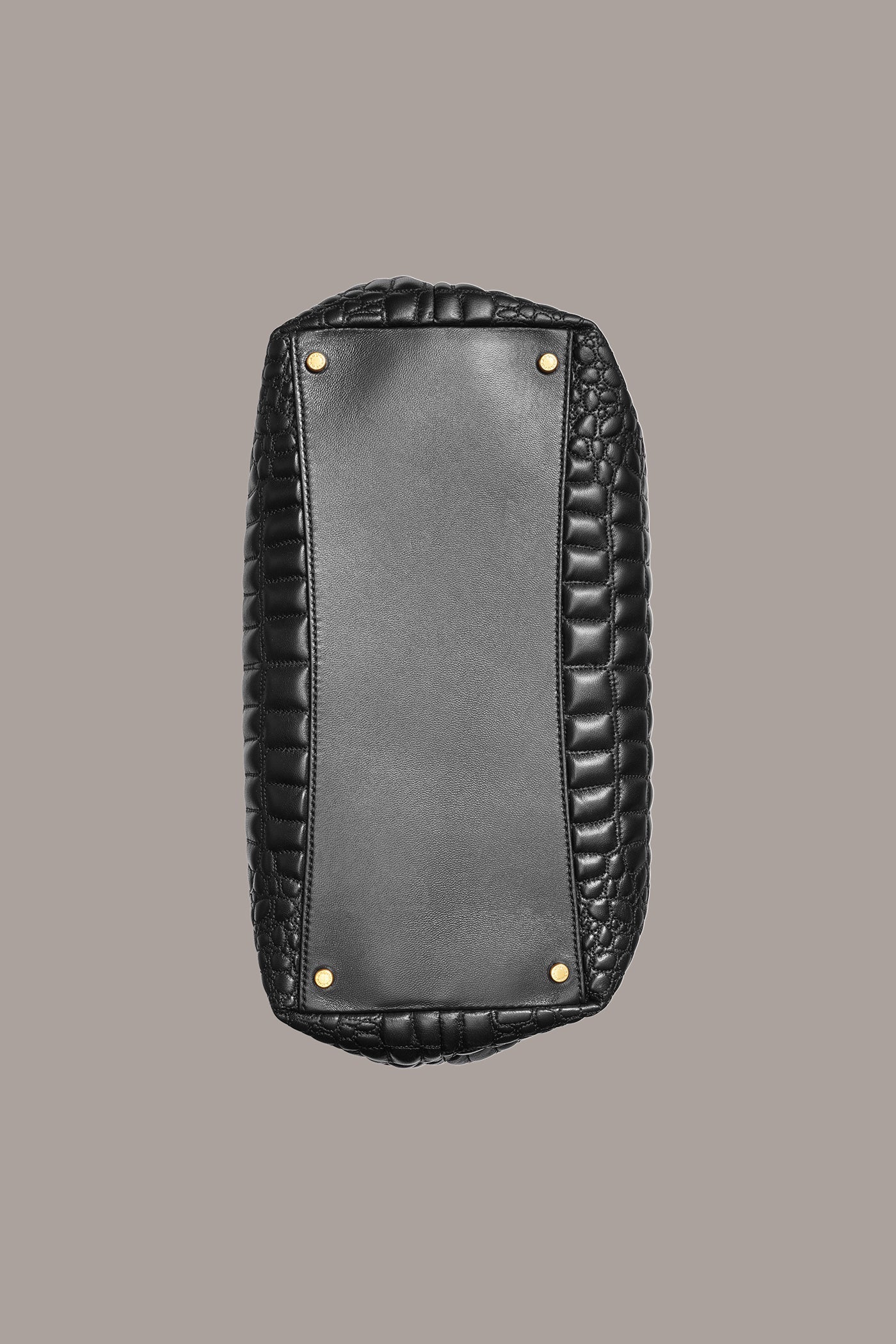 Black GLENWOOD CROC-EFFECT SHOULDER BAG Donna Karan