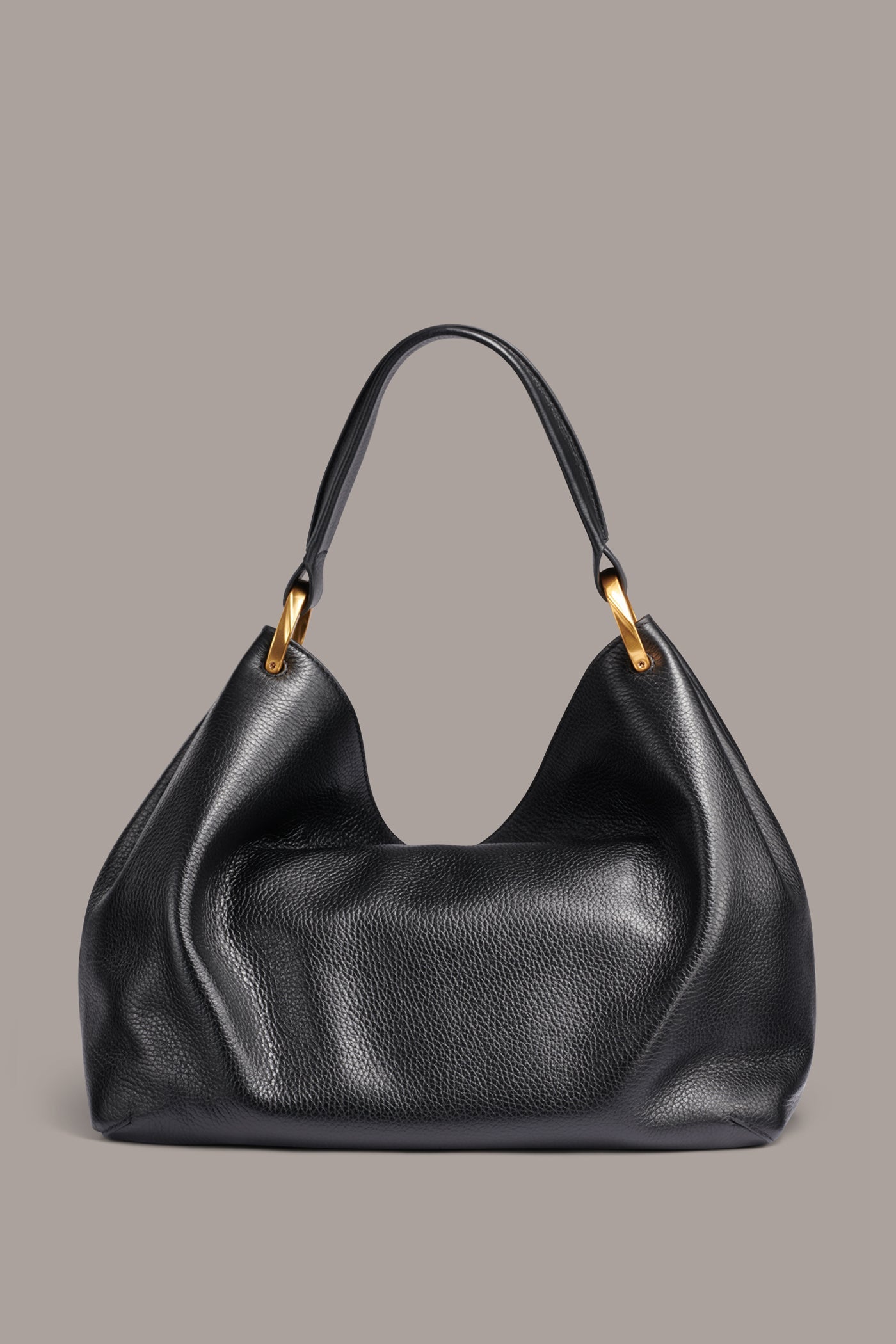 Black GLENWOOD SHOULDER BAG Donna Karan