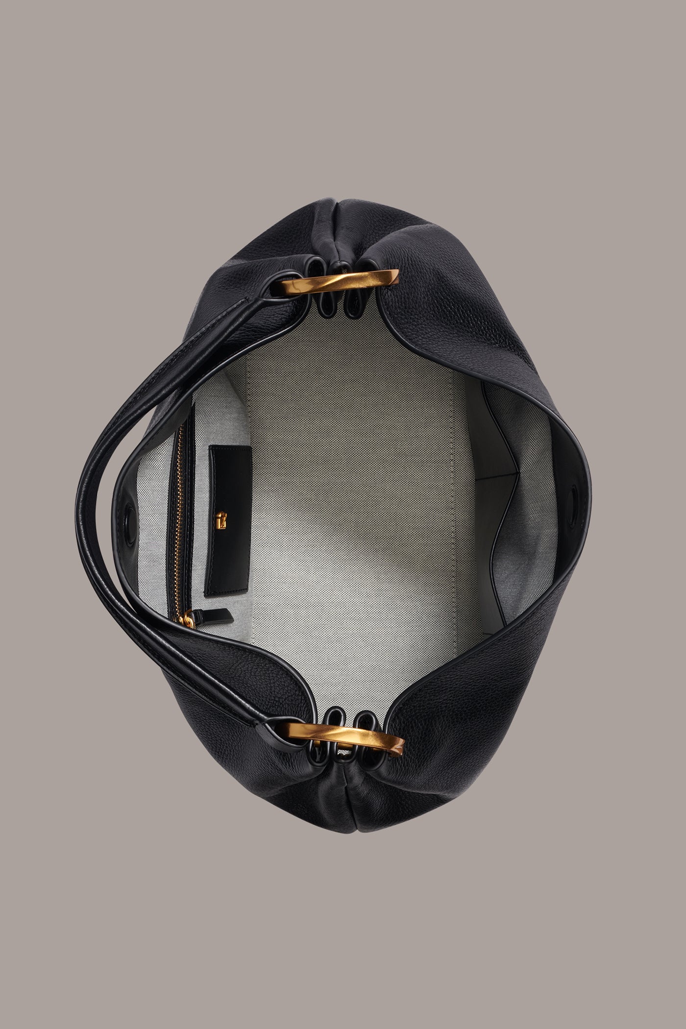 Black GLENWOOD SHOULDER BAG Donna Karan