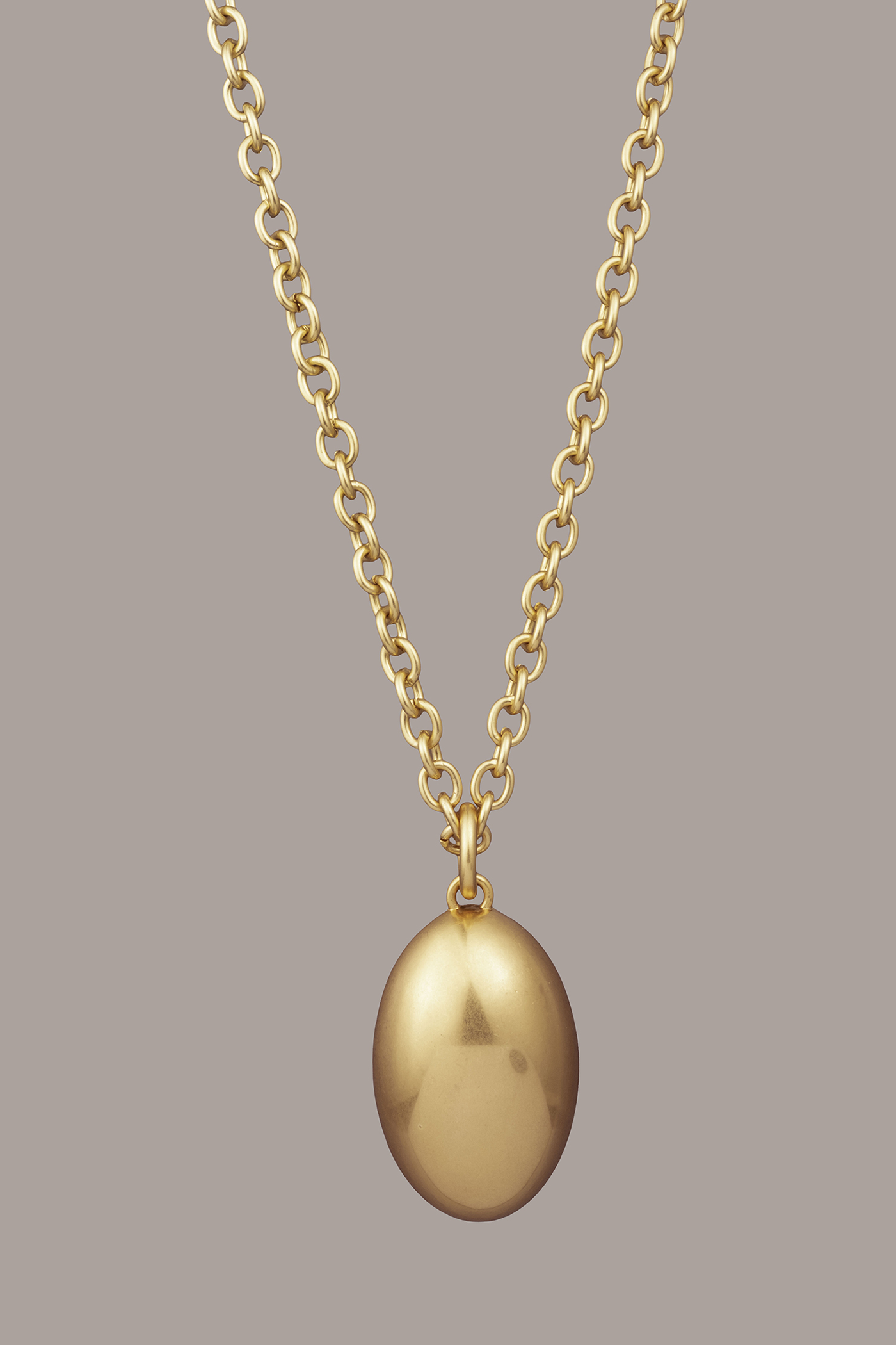 Gold LONG PEBBLE PENDANT NECKLACE Donna Karan