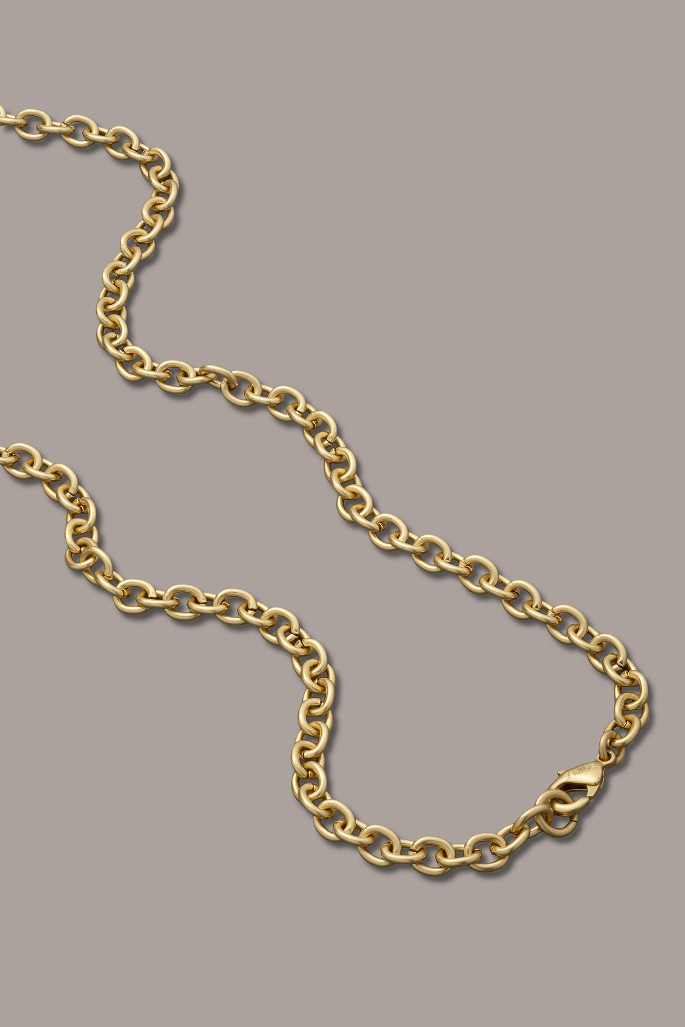 Gold LONG PEBBLE PENDANT NECKLACE Donna Karan
