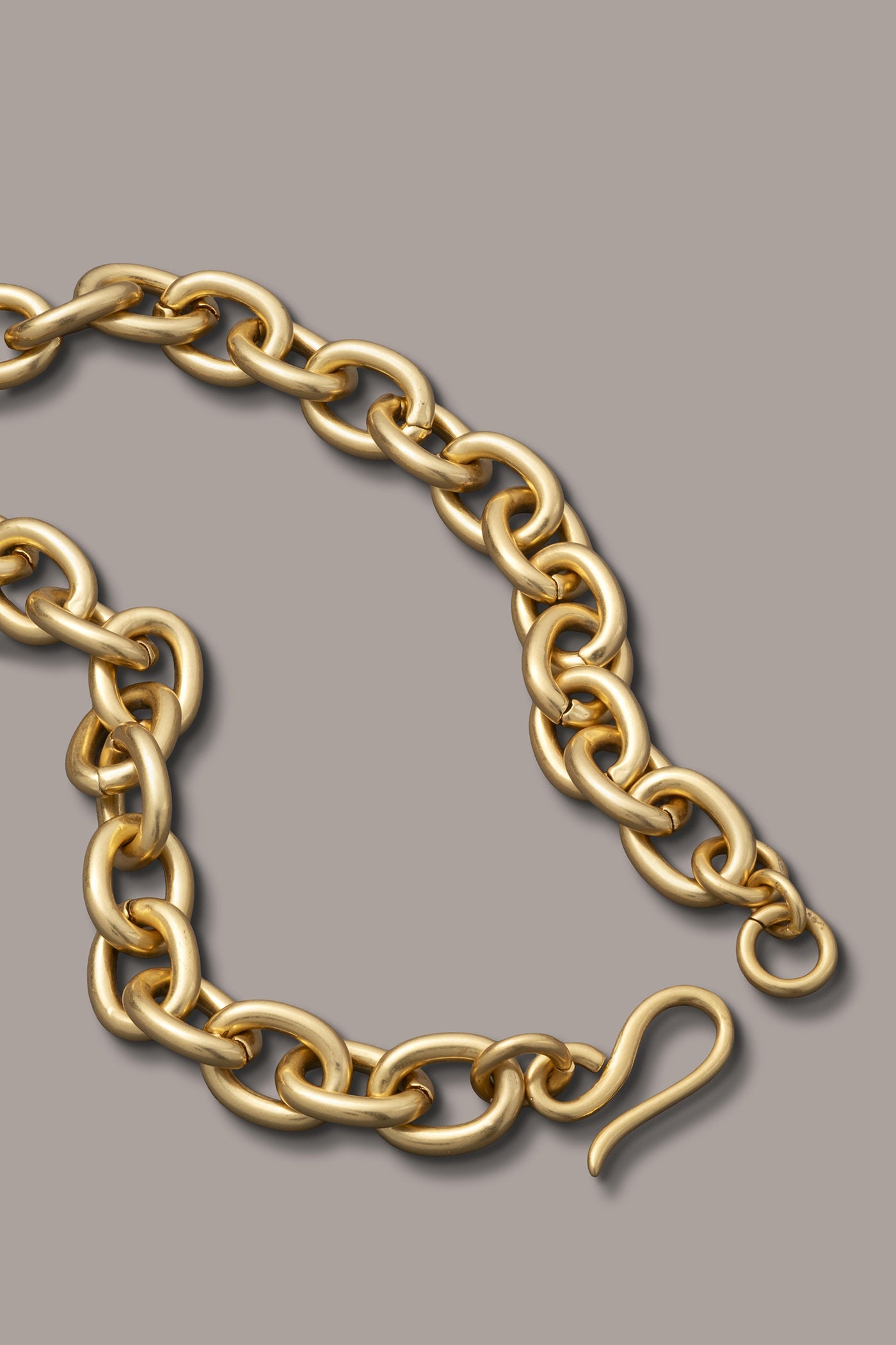 Gold CHAIN LINK COLLAR NECKLACE Donna Karan