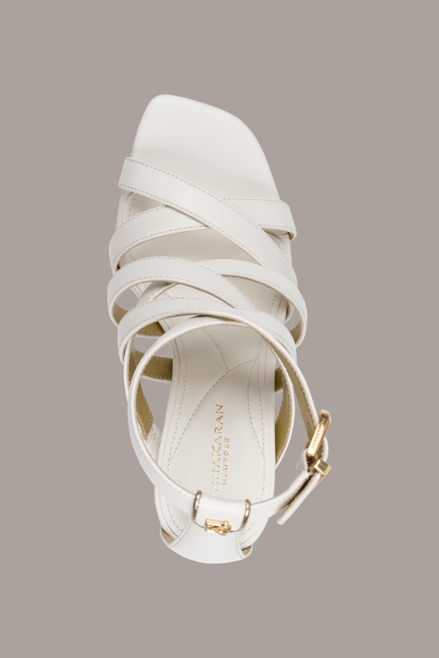 Ivory BRIARROSE ANKLE-STRAP SANDAL Donna Karan