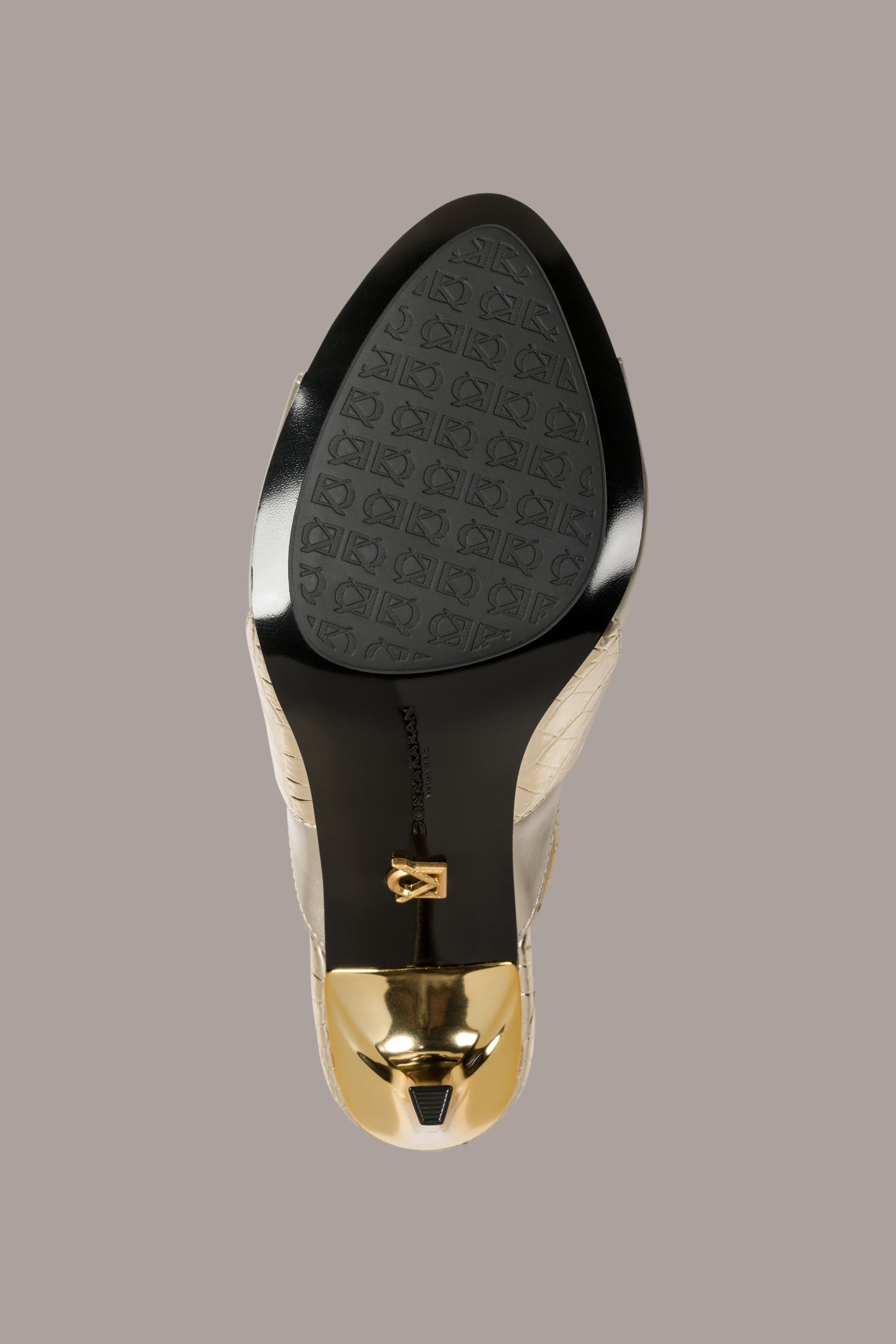 White Gold SUMMER METALLIC MARY JANE SLINGBACK PUMP Donna Karan