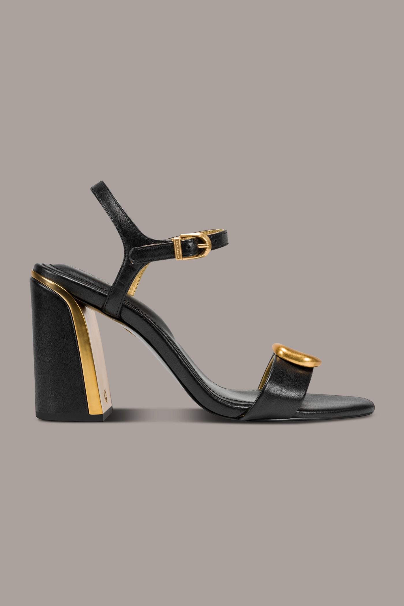 Black SERAPHINA SANDAL Donna Karan