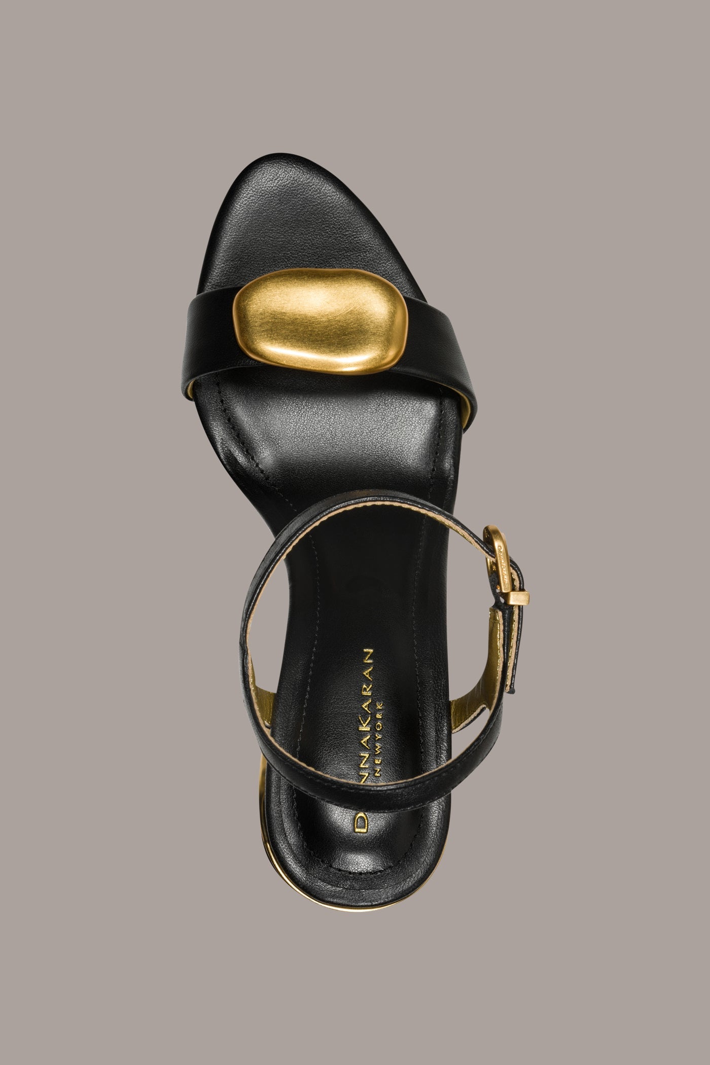 Black SERAPHINA SANDAL Donna Karan