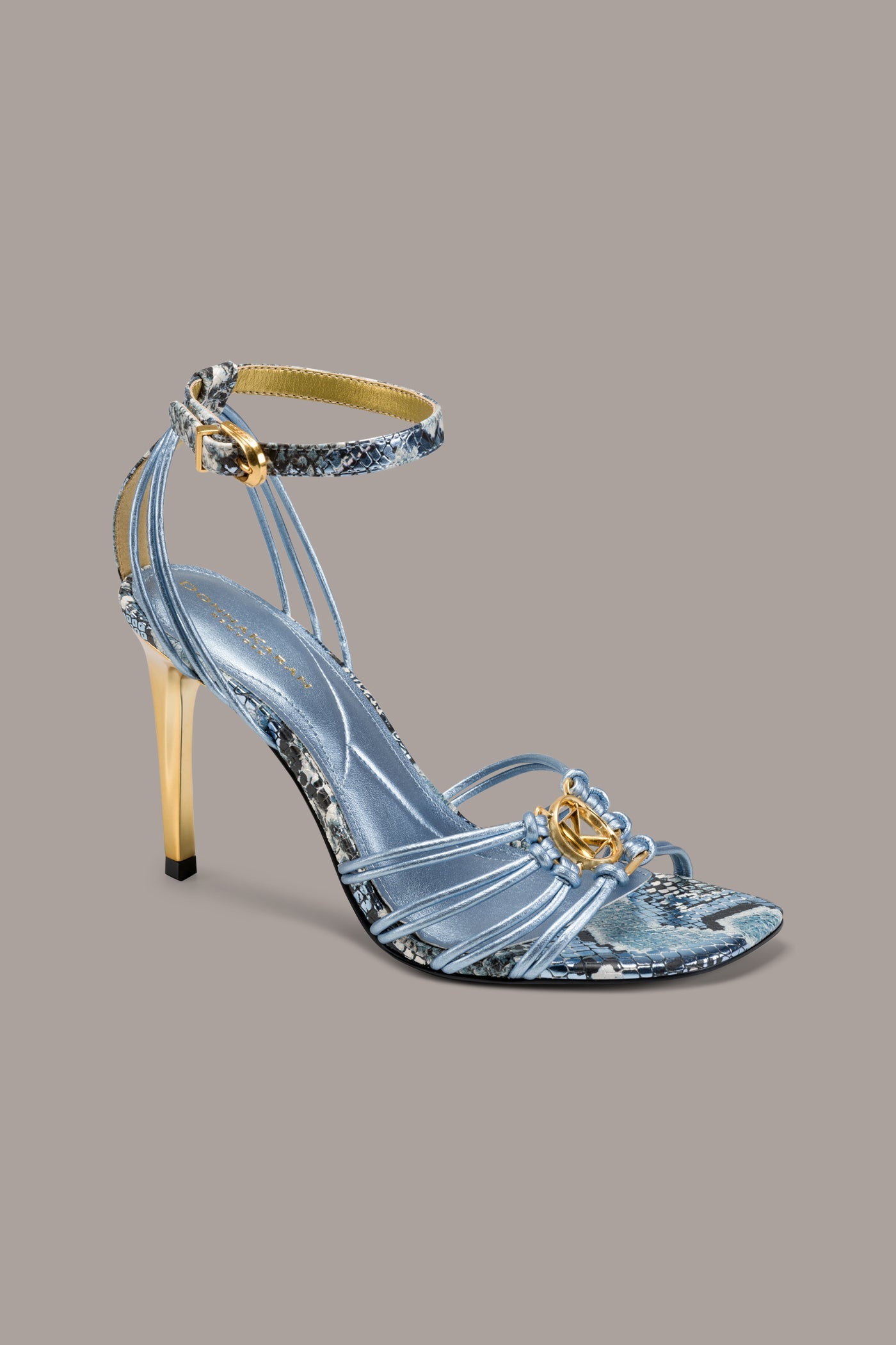 Tempest BRIELLE SNAKE-PRINT STILETTO SANDAL Donna Karan