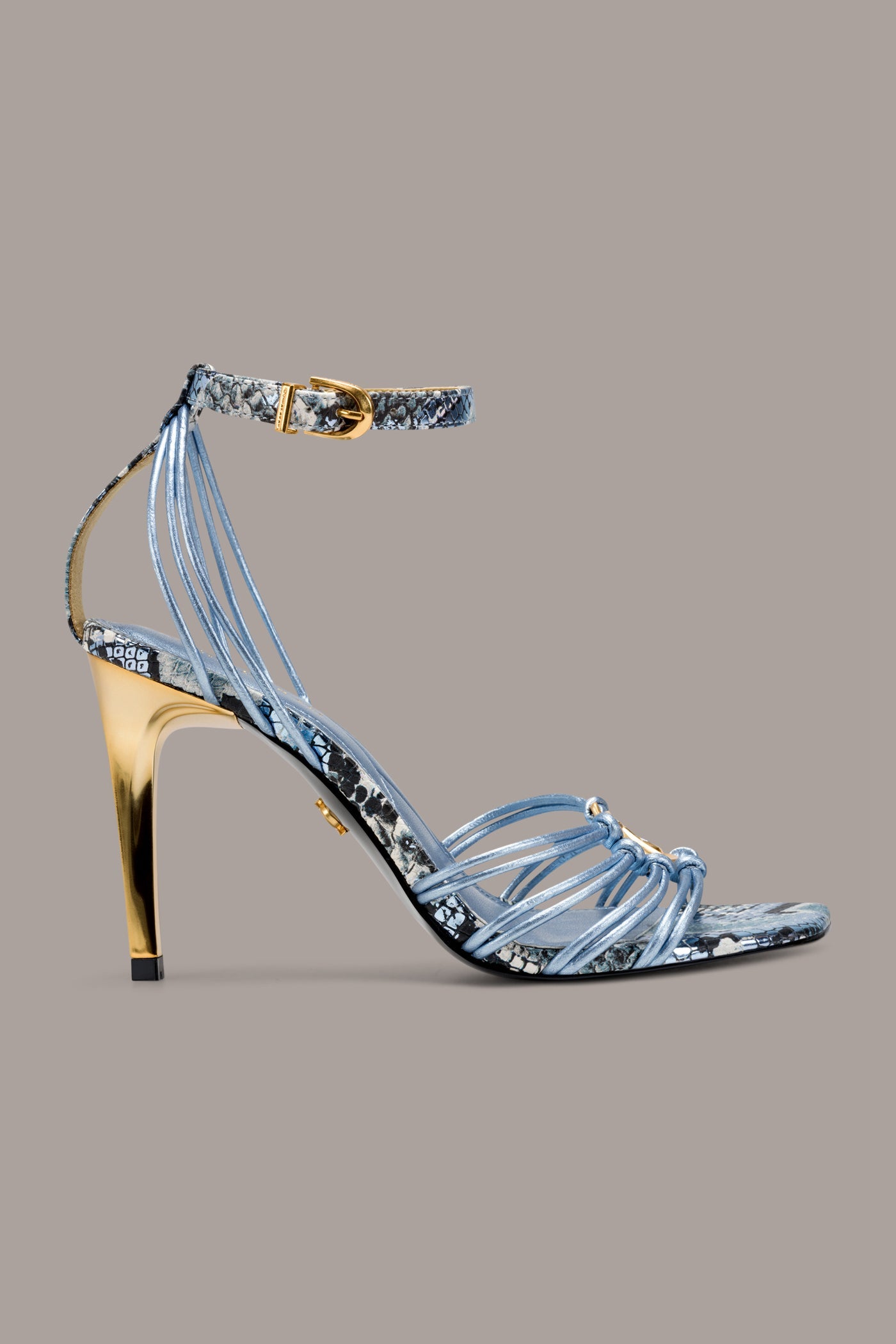 Tempest BRIELLE SNAKE-PRINT STILETTO SANDAL Donna Karan