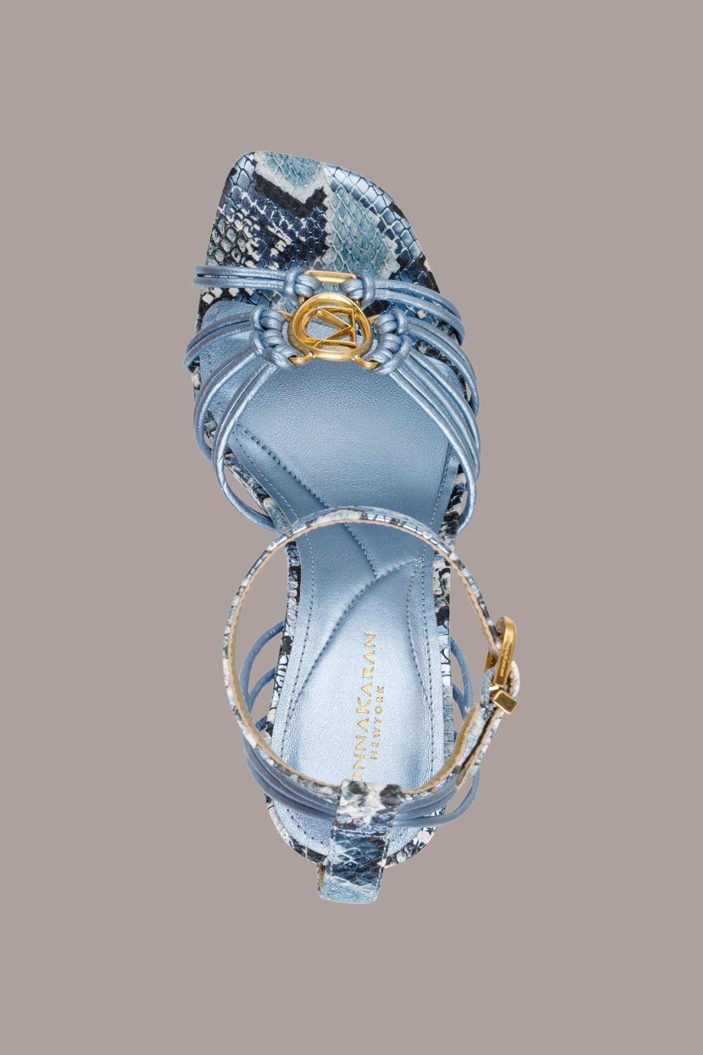 Tempest BRIELLE SNAKE-PRINT STILETTO SANDAL Donna Karan
