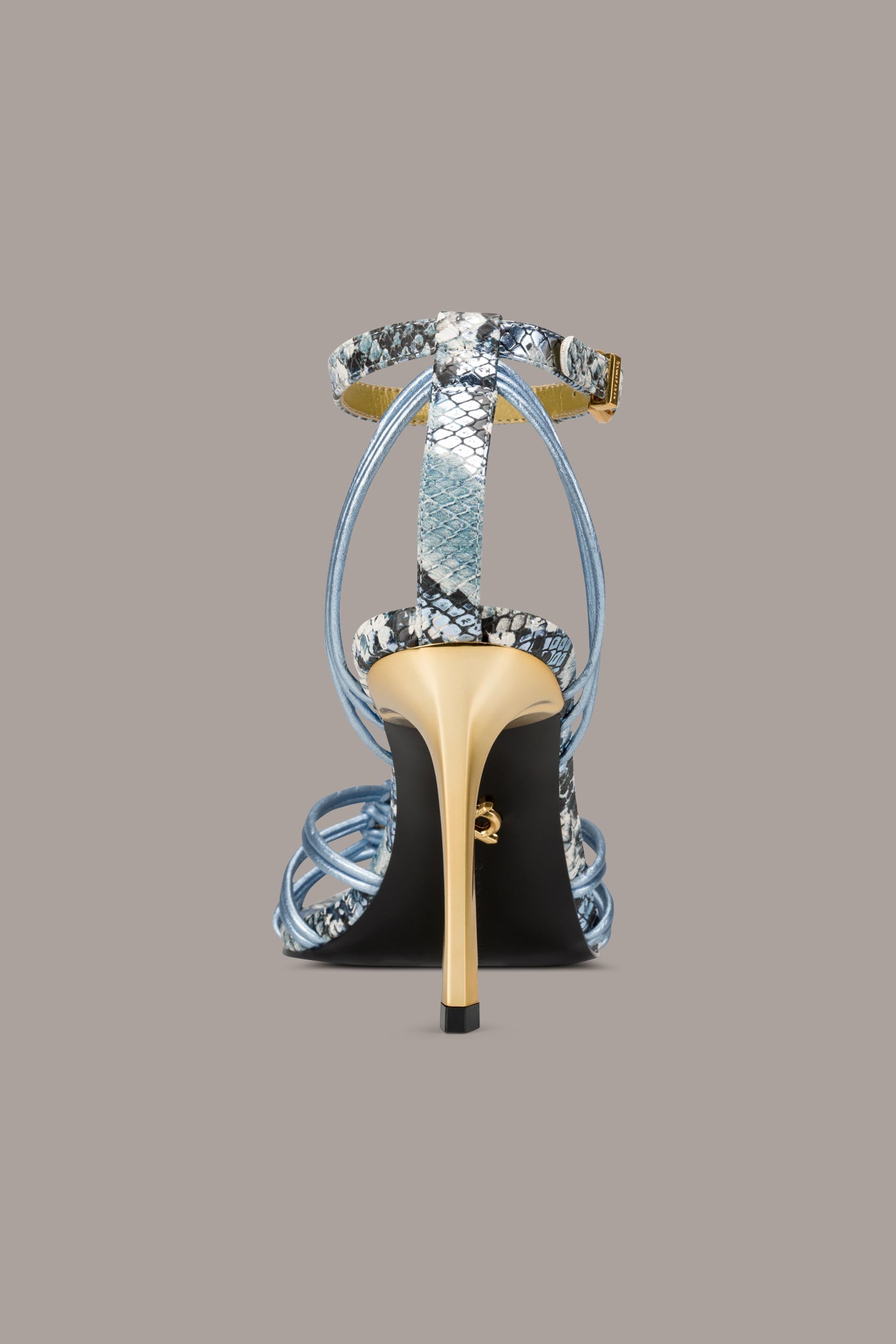 Tempest BRIELLE SNAKE-PRINT STILETTO SANDAL Donna Karan