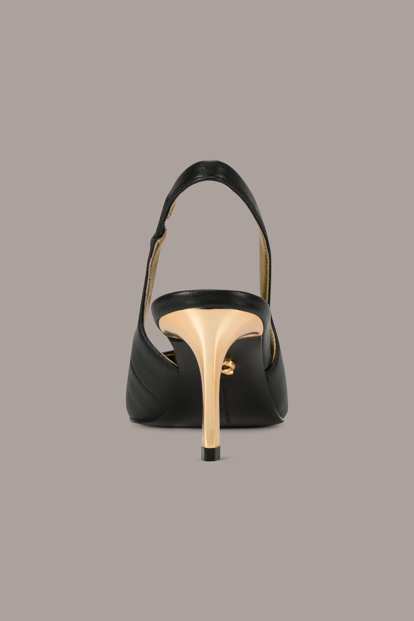 Black SIDNEY SLINGBACK PUMP Donna Karan