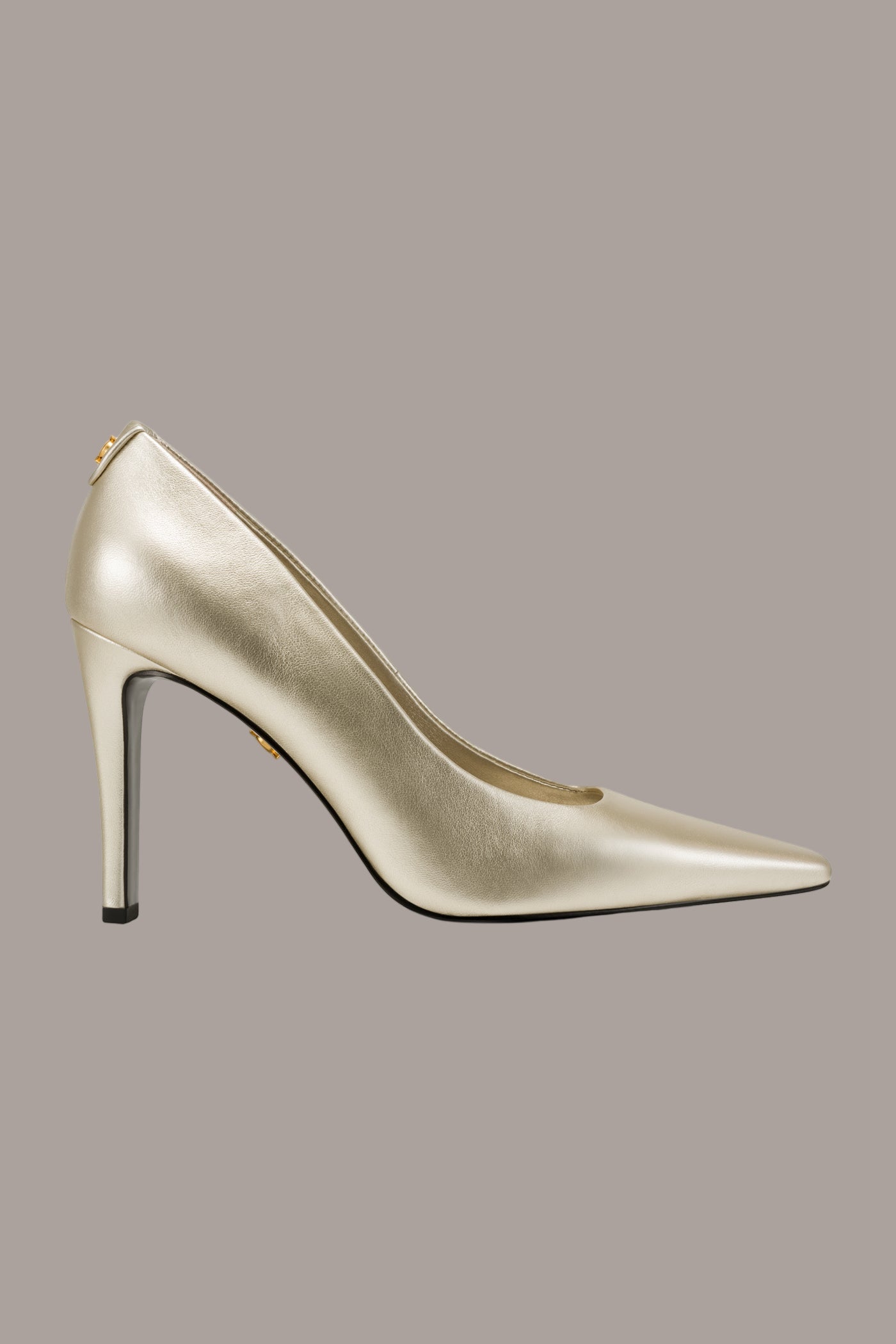 White Gold SAVITA II HIGH PUMP Donna Karan