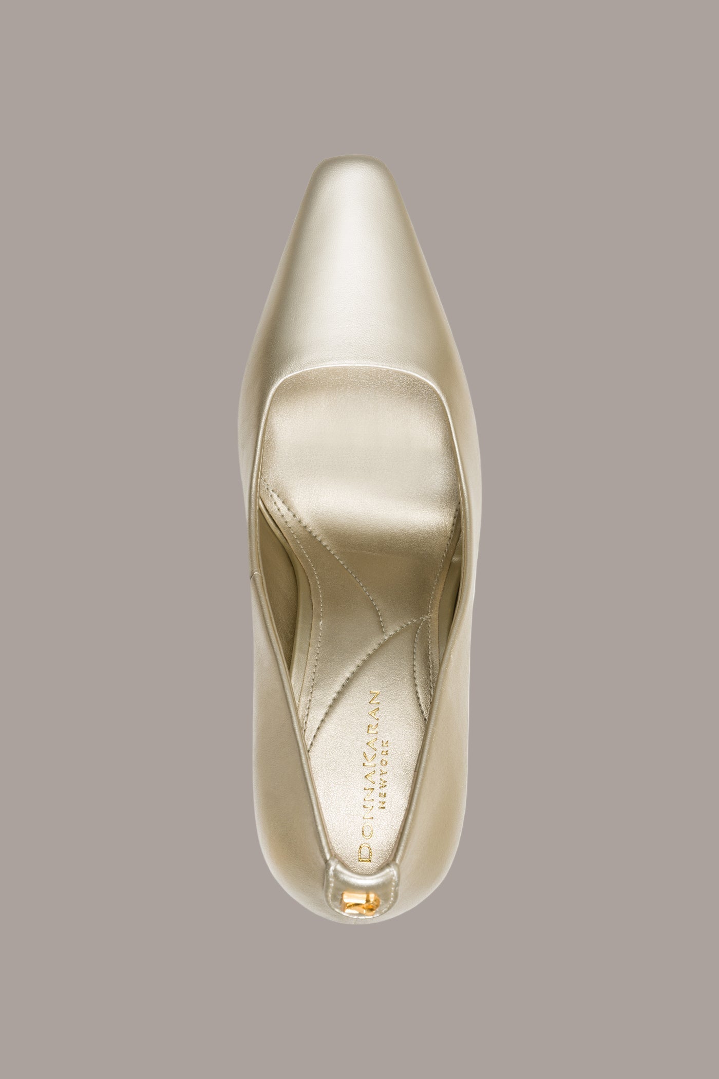 White Gold SAVITA II HIGH PUMP Donna Karan