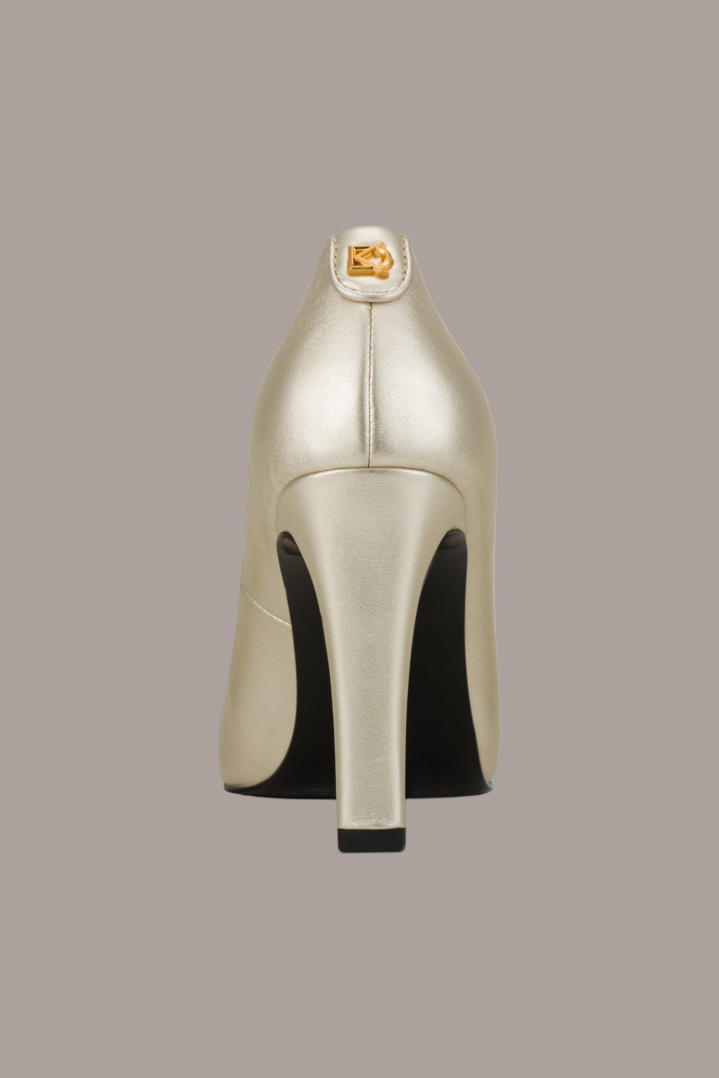 White Gold SAVITA II HIGH PUMP Donna Karan