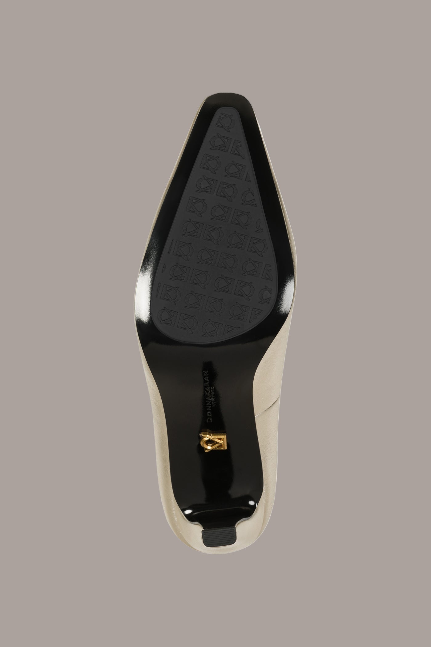 White Gold SAVITA II HIGH PUMP Donna Karan