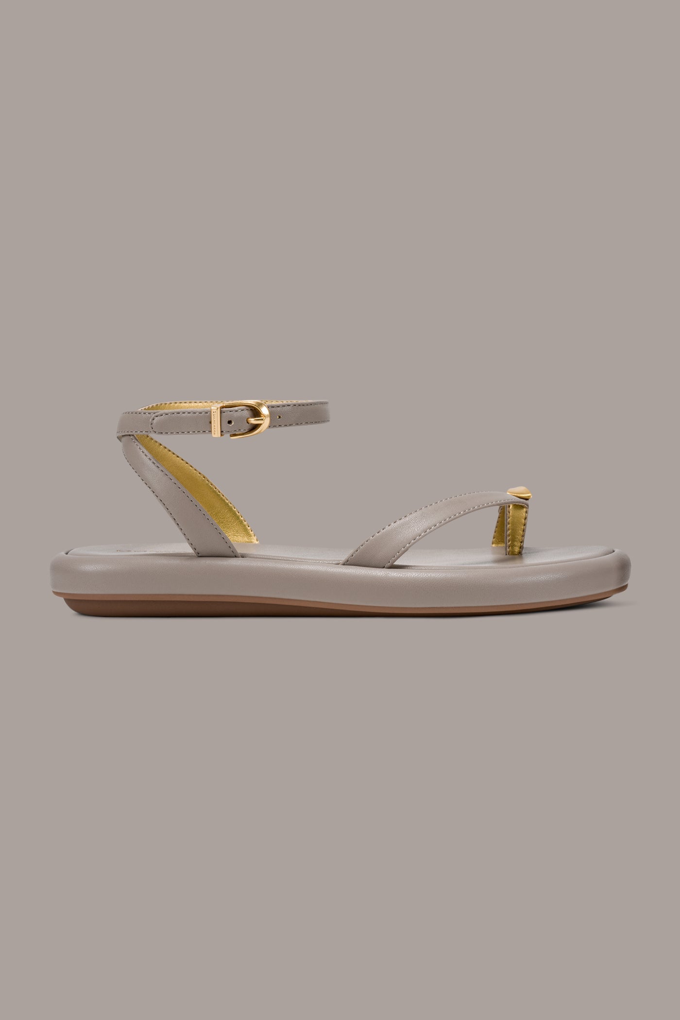 Driftwood TABITHA ANKLE STRAP FLAT SANDAL Donna Karan