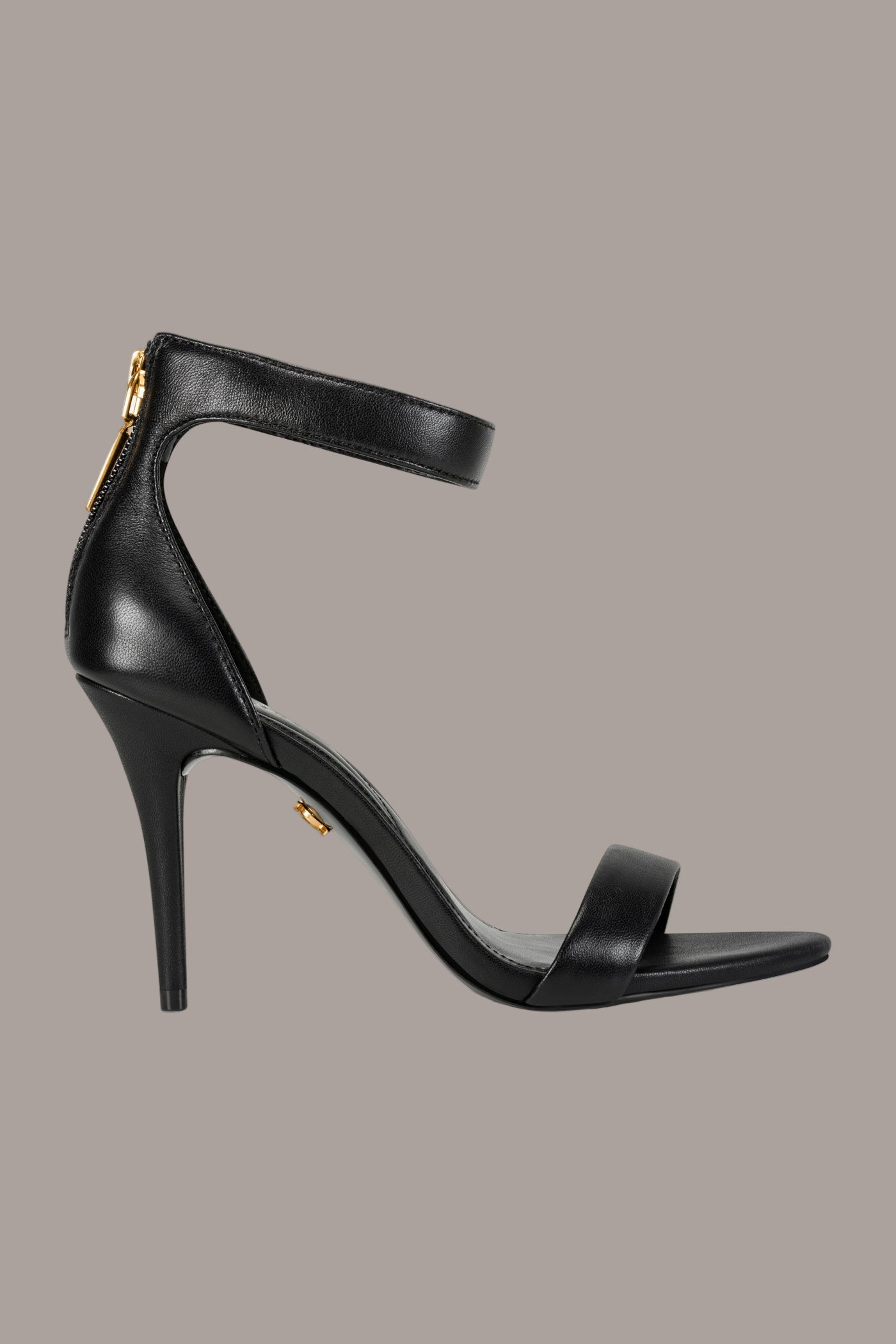Black SABINA II ANKLE STRAP Donna Karan