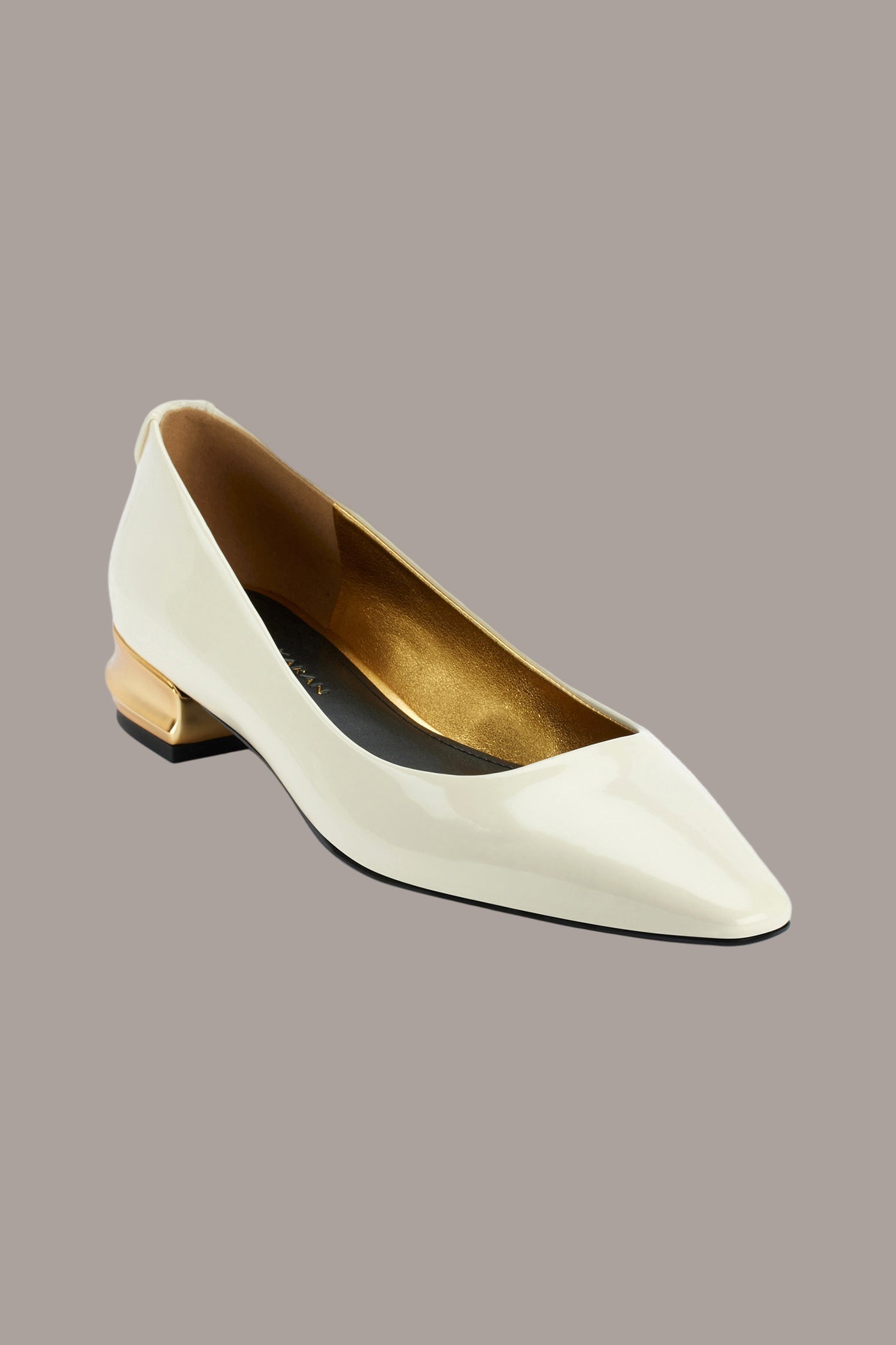IVORY SAVITA SNIP TOE FLAT Donna Karan