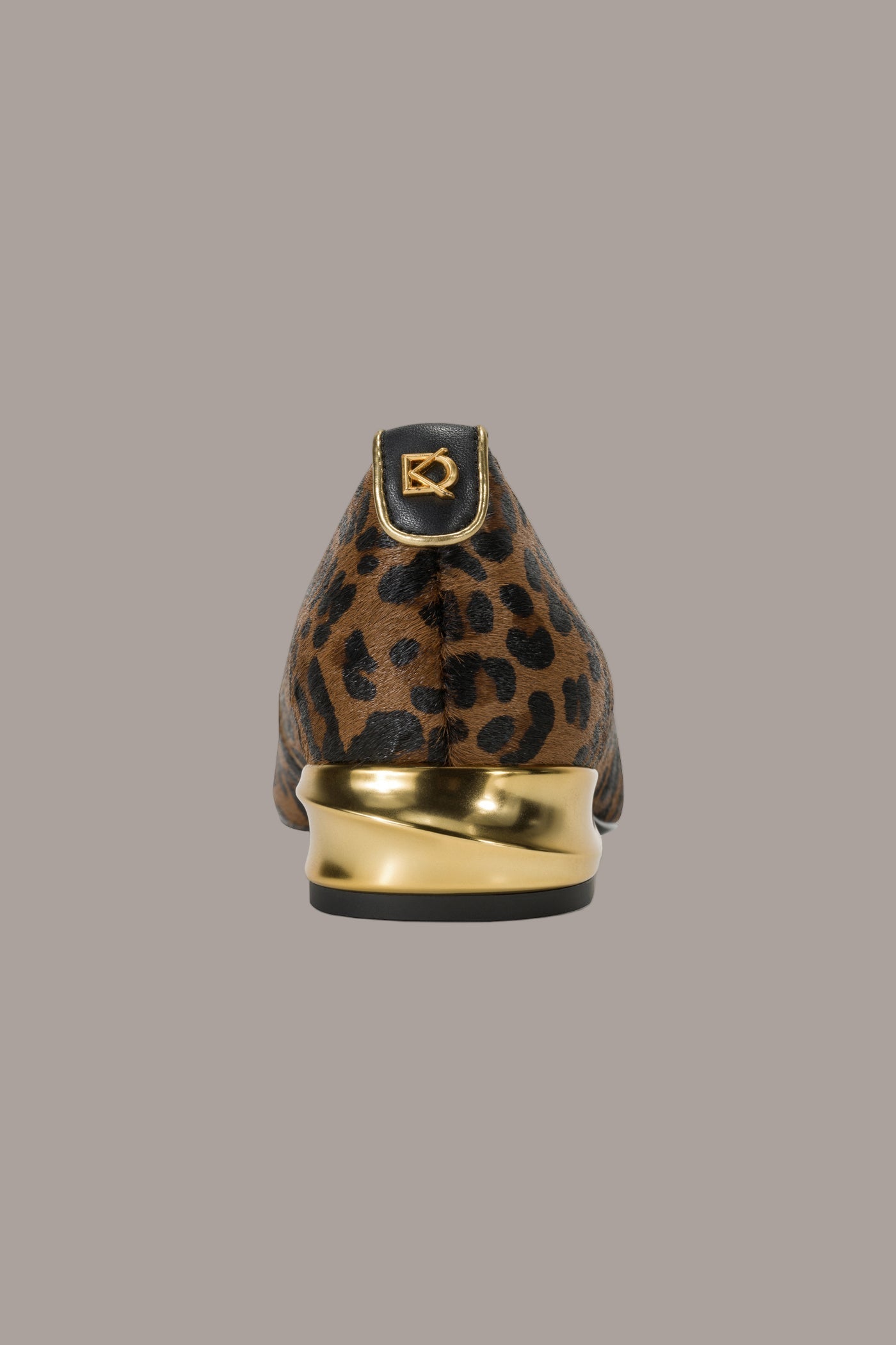 Leopard SAVITA LEOPARD-PRINT CALF HAIR FLAT Donna Karan
